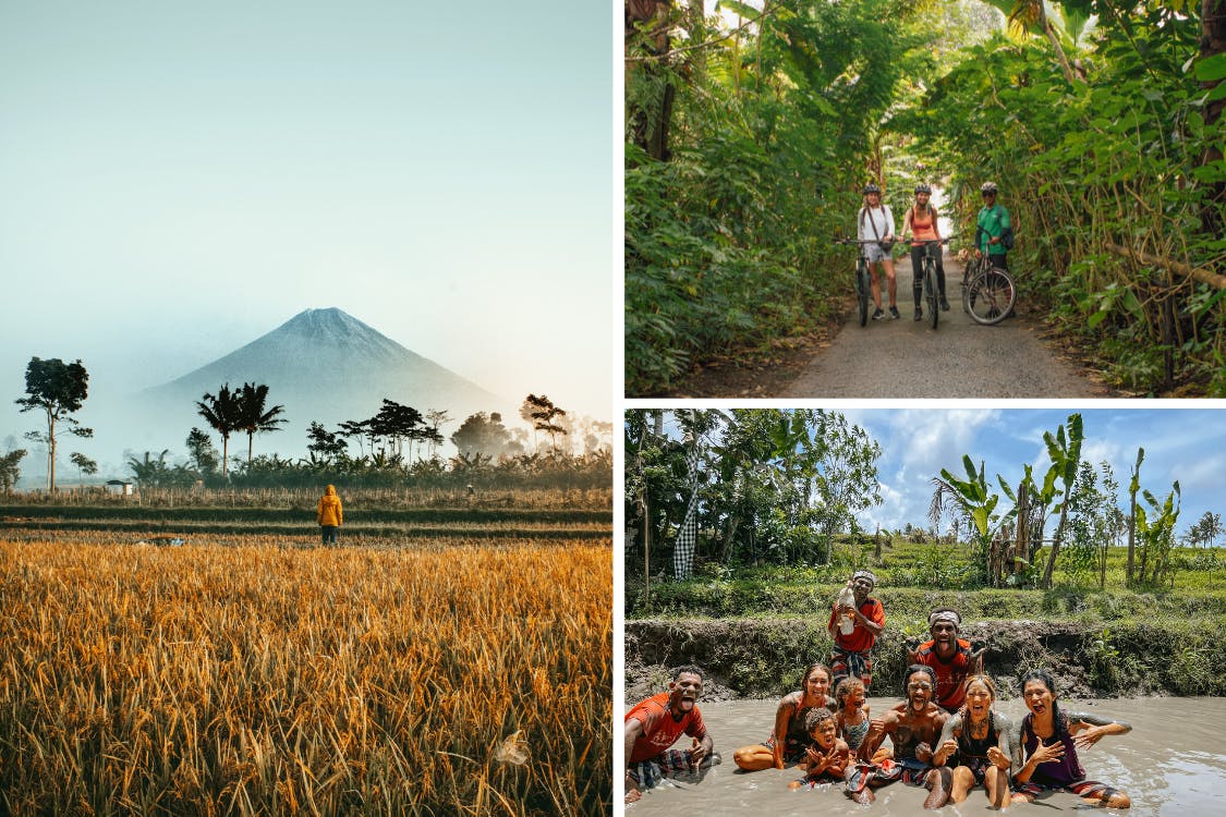 Come to Ubud for rice paddy views, and a cool mix of adventure, nature and local culture.