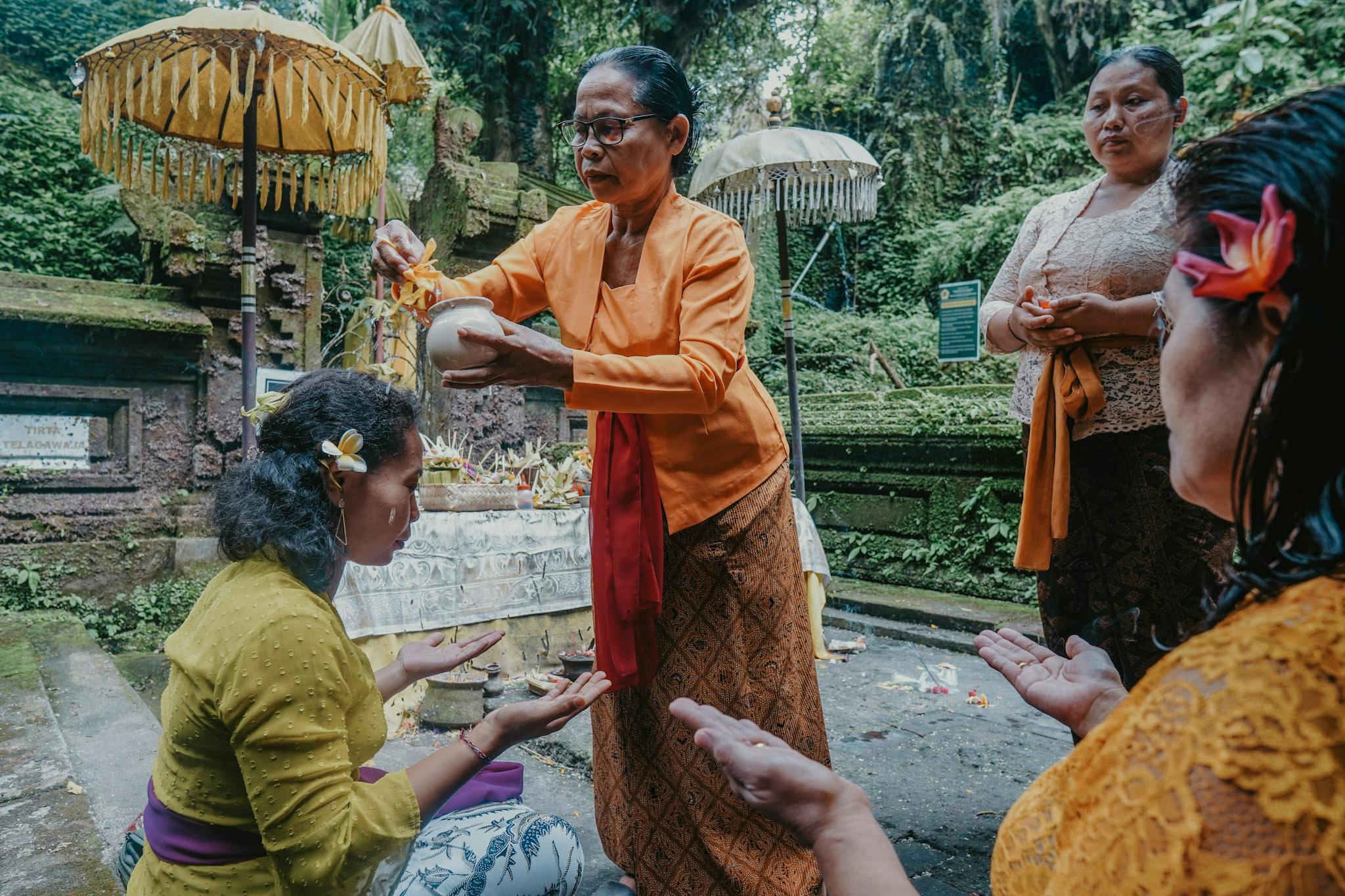 A Melukat with a Balinese Priestess left us feeling renewed 