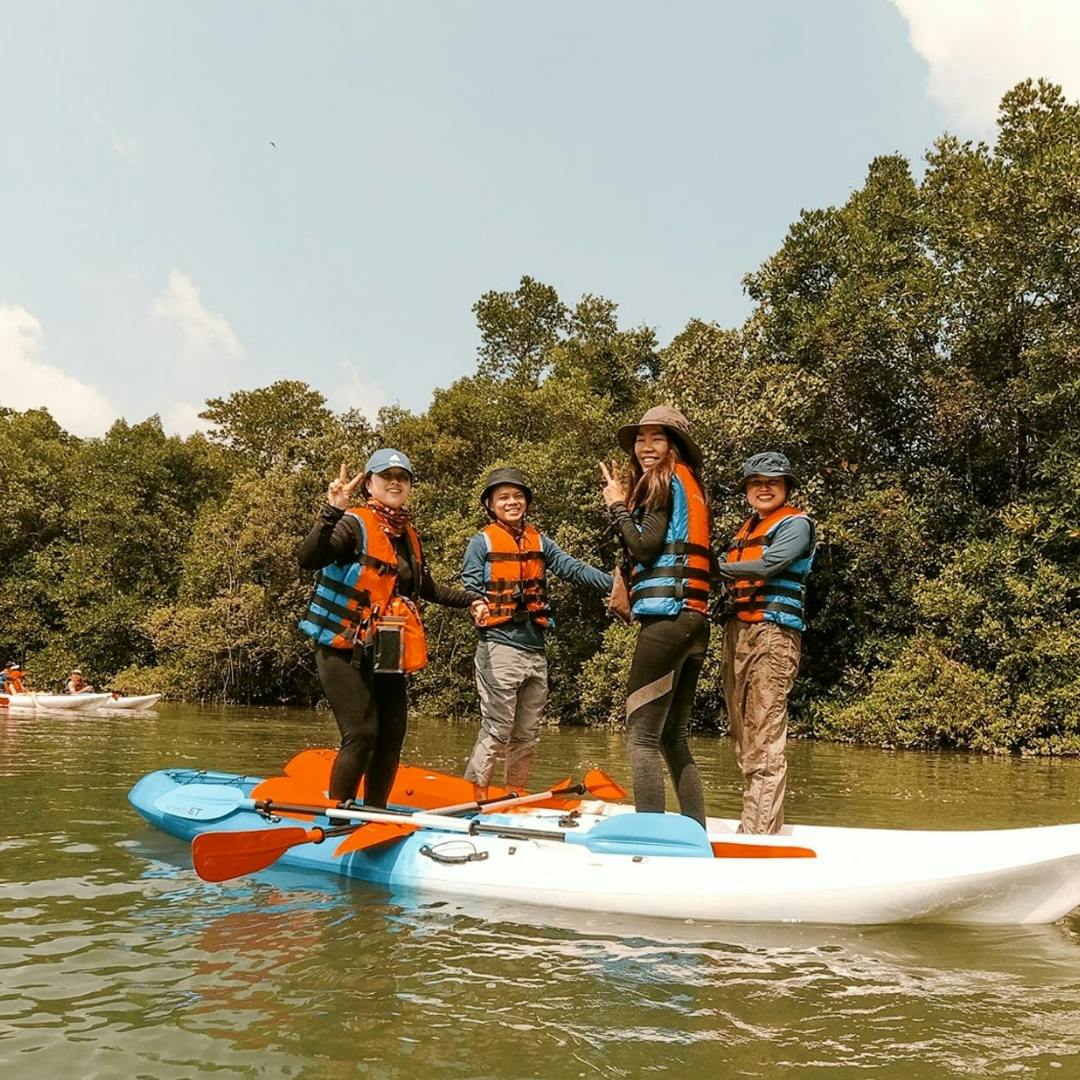 Get out of our urban jungle and head to Ubin to kayak!