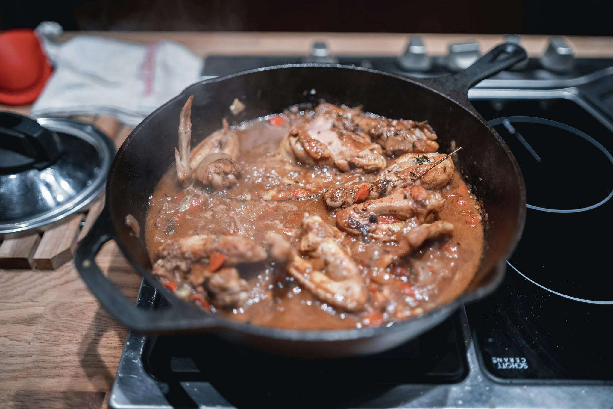 Traditional chicken stew that was incredibly flavoursome and fresh tasting!