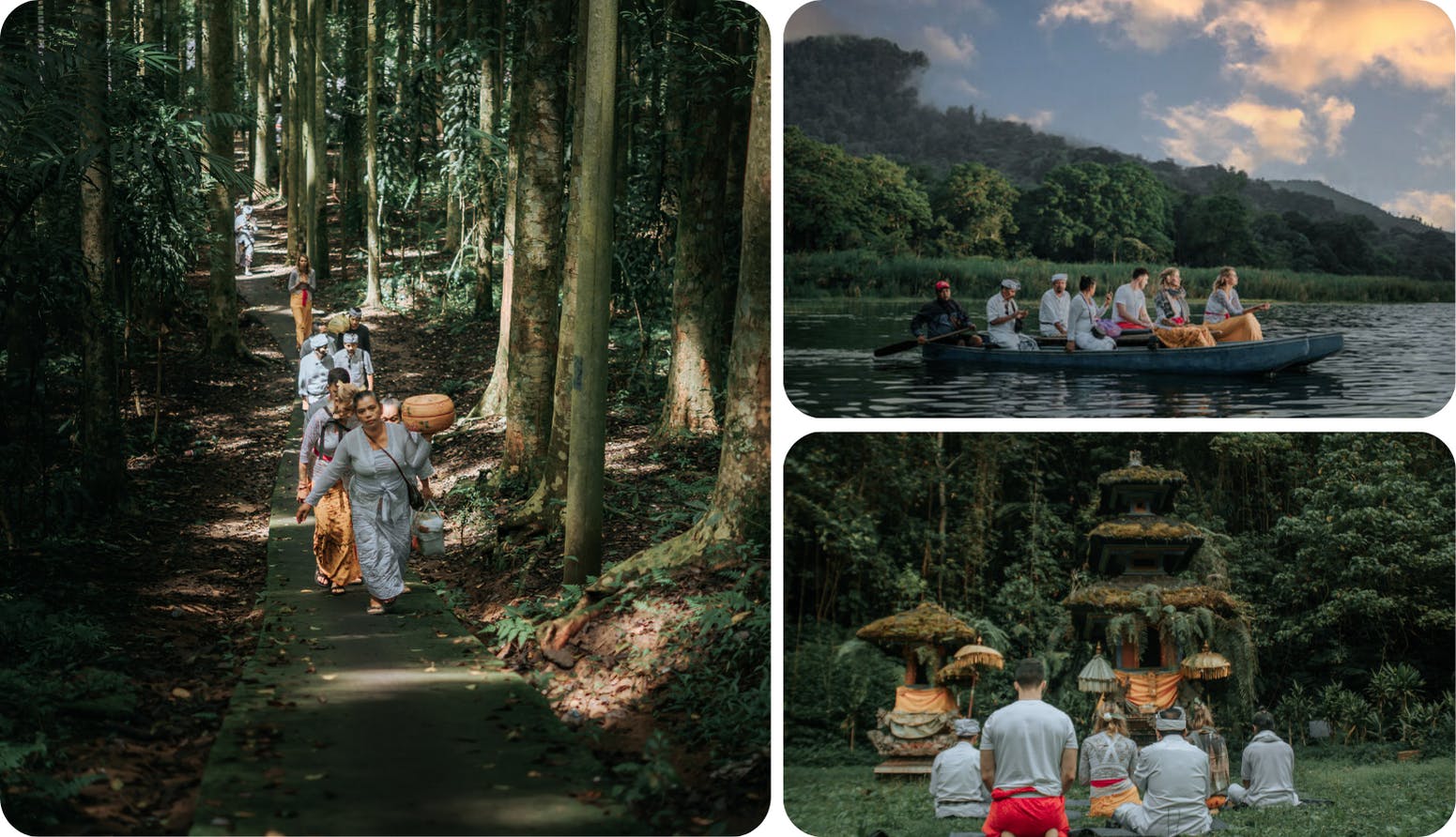 Journey to Bali's most sacred temples with a healer. 