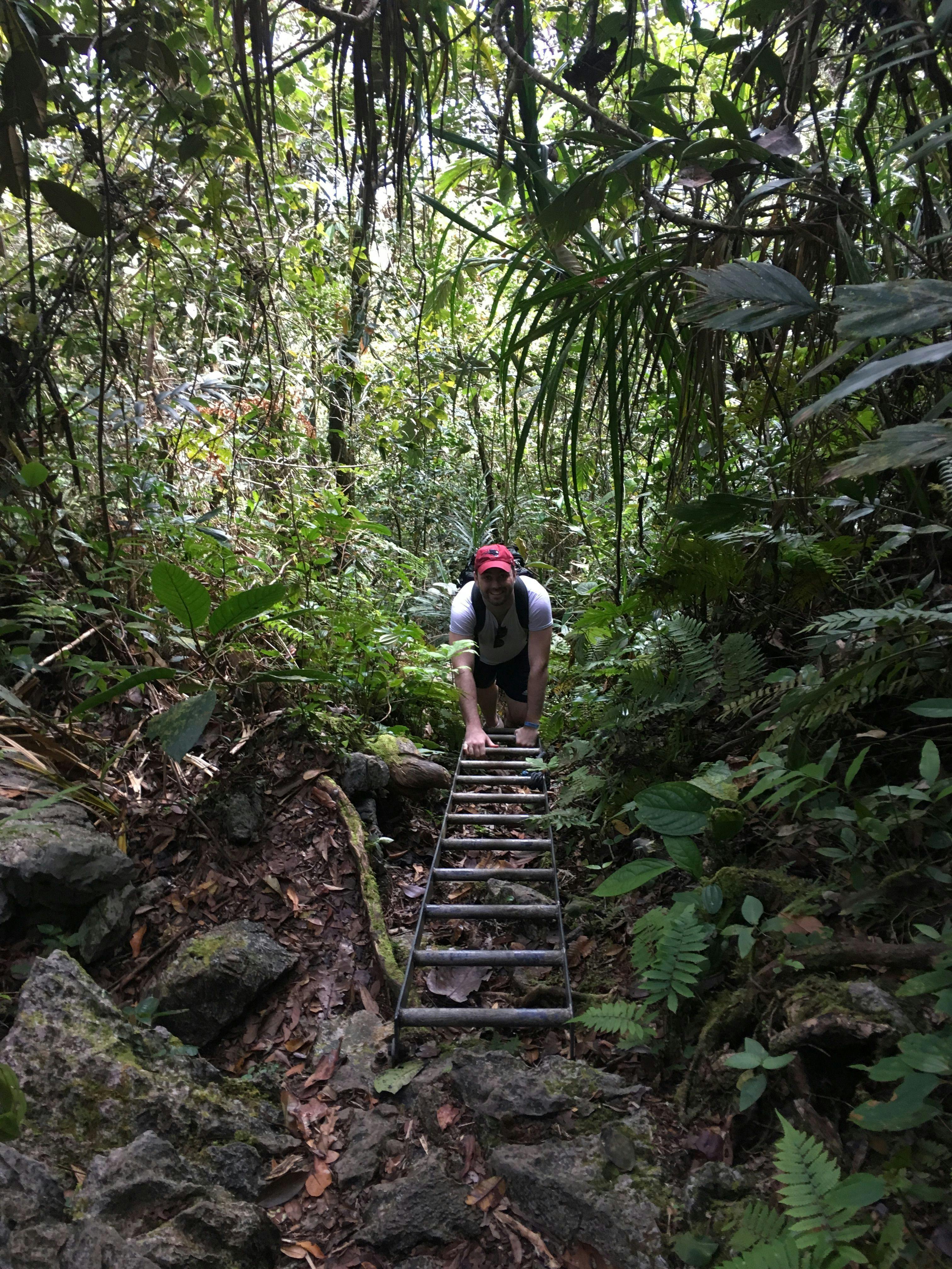 The Mulu climb is filled with steep ascents 