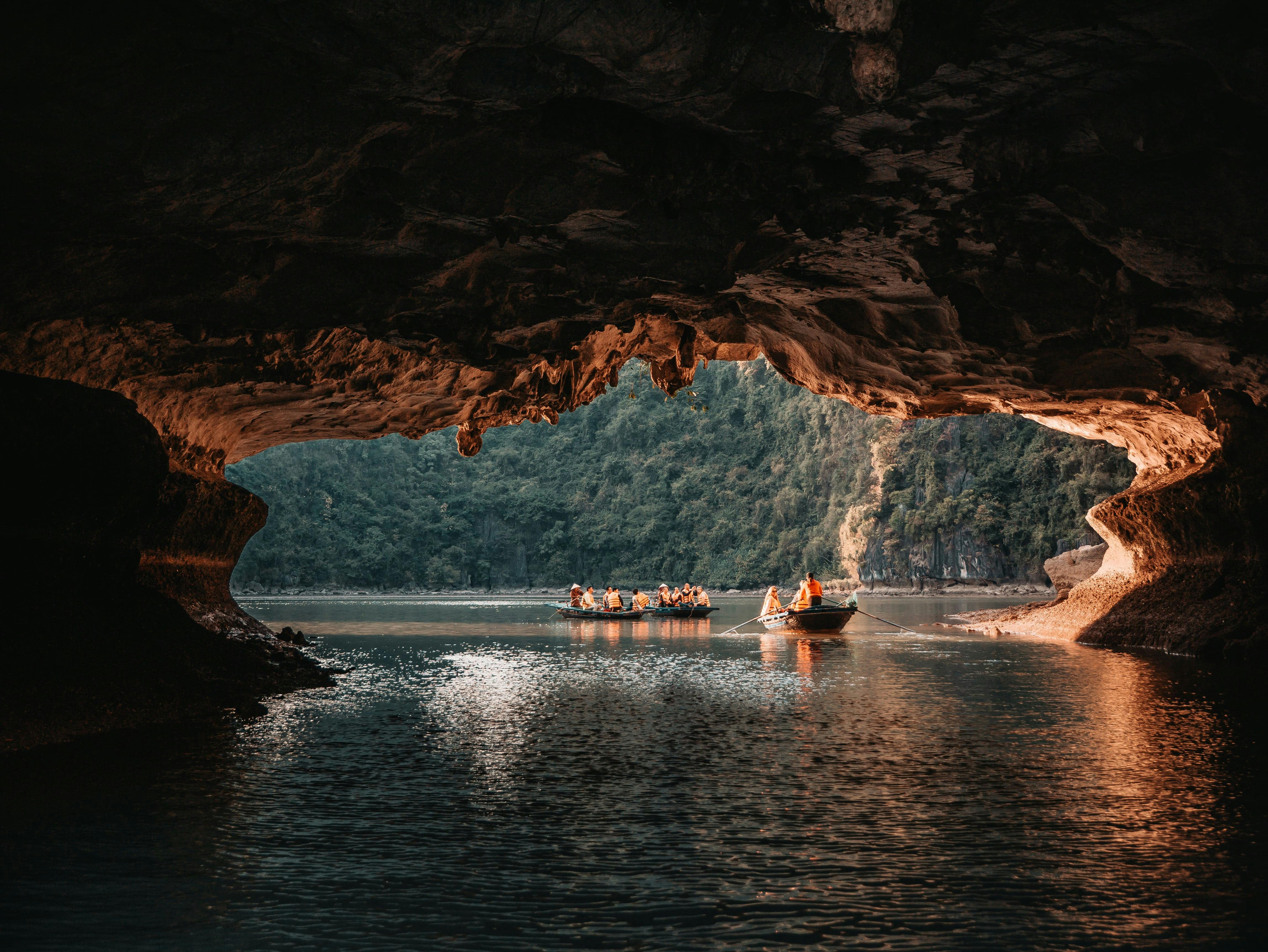 Light & Dark Cave at Lan Ha Bay