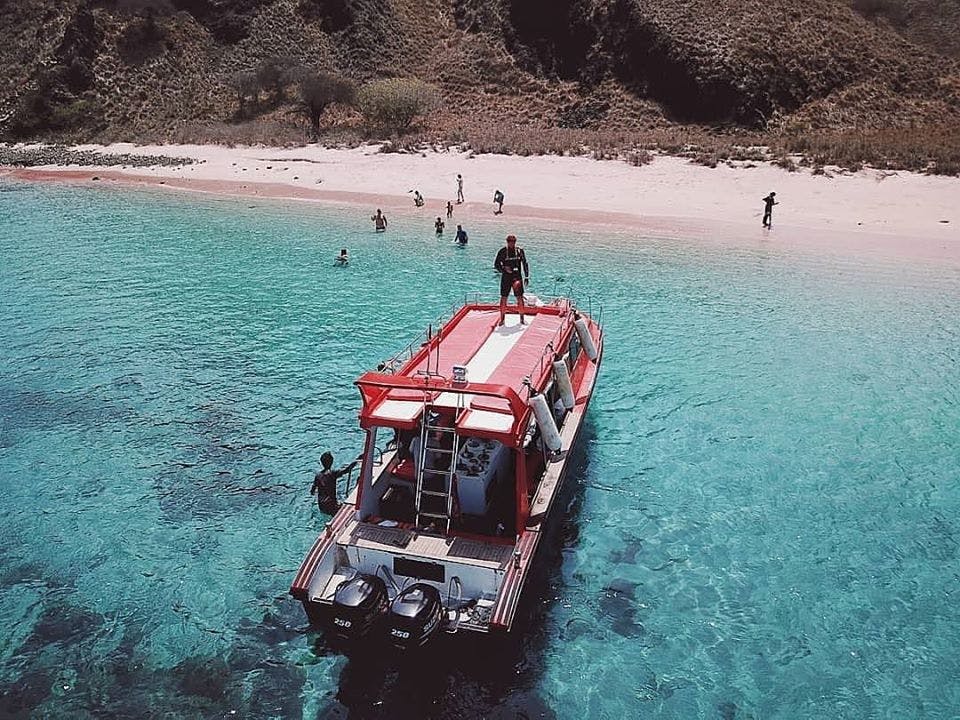 A speedboat trip is the most stable, and is least likely to be cancelled during rainy season