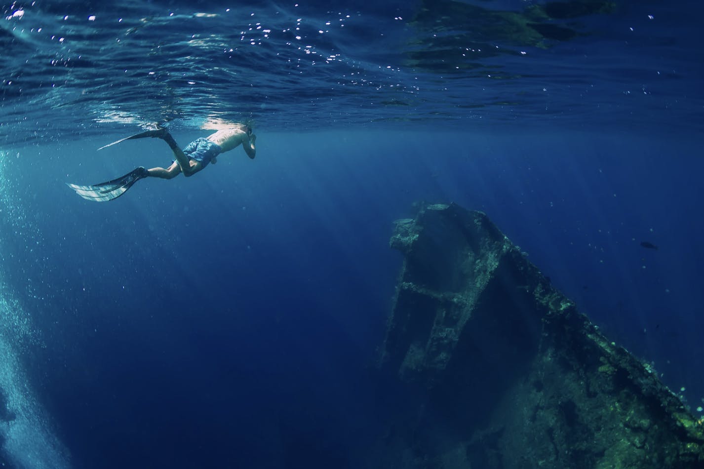 Shipwreck snorkelling in Amed 