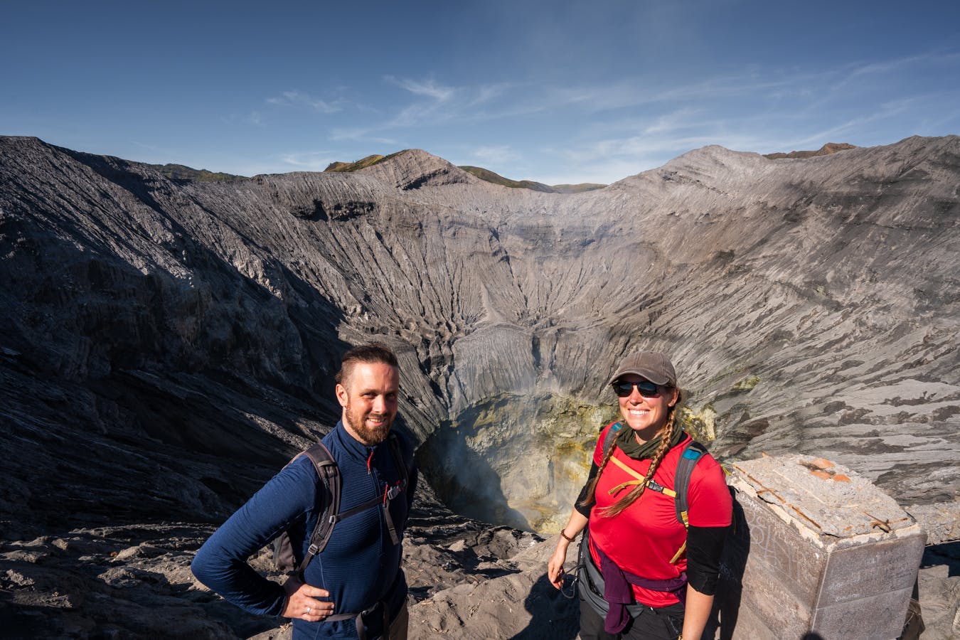 Climb to the Bromo Crater Rim