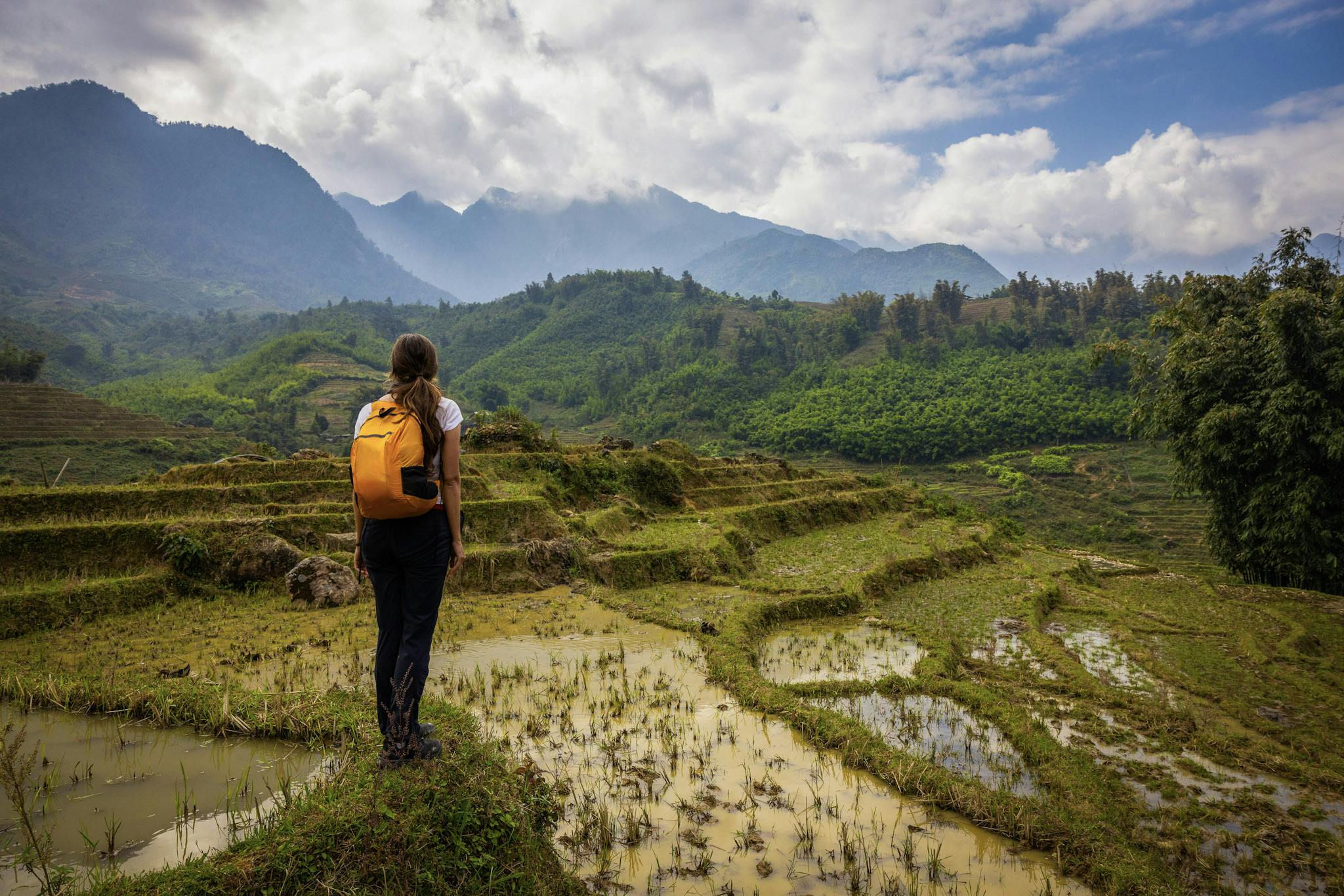 The most popular thing to do is hike rice terraces