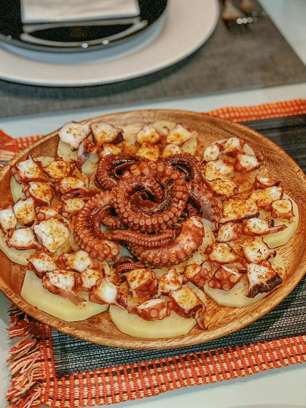 From Primateve's spanish menu - one of the most tender octopus we've had 
