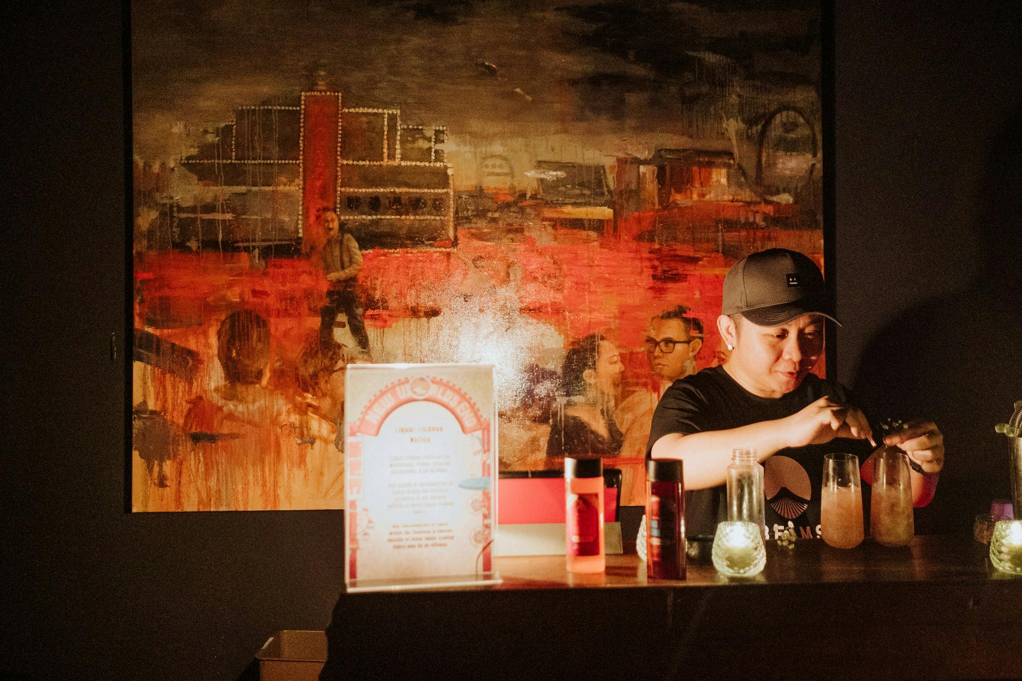 Finish your evening at a secret pop-up bar with your complimentary drink!
