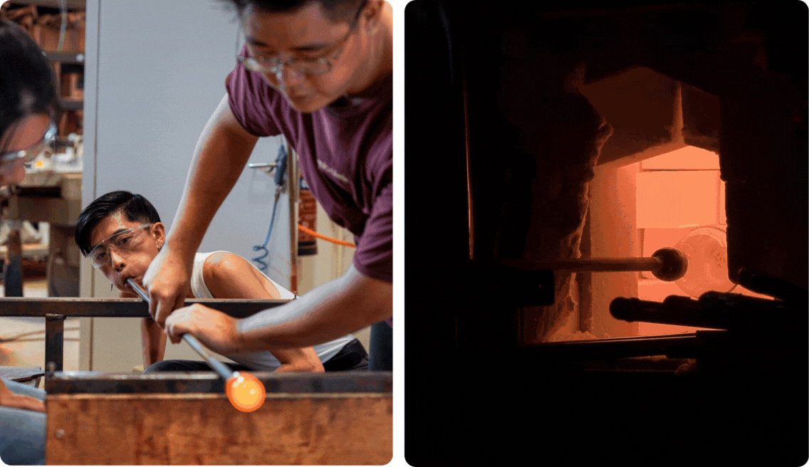 Try glassblowing at Singapore's first and only glass furnace!