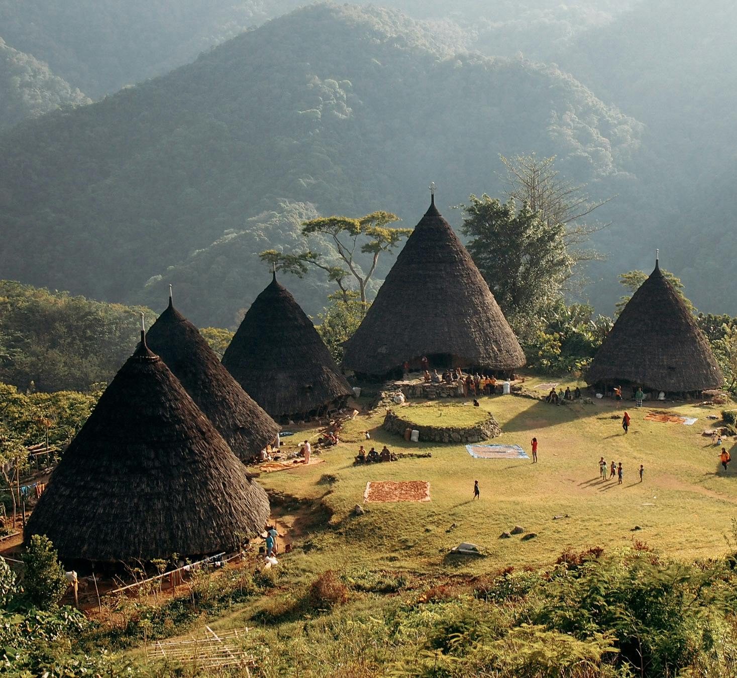 Go back in time to visit remote Wae Rebo, a gorgeous traditional village not accessible by roads. 