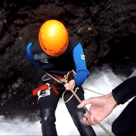 One of our fave activities in Bali - canyoning is like a water playground in nature!