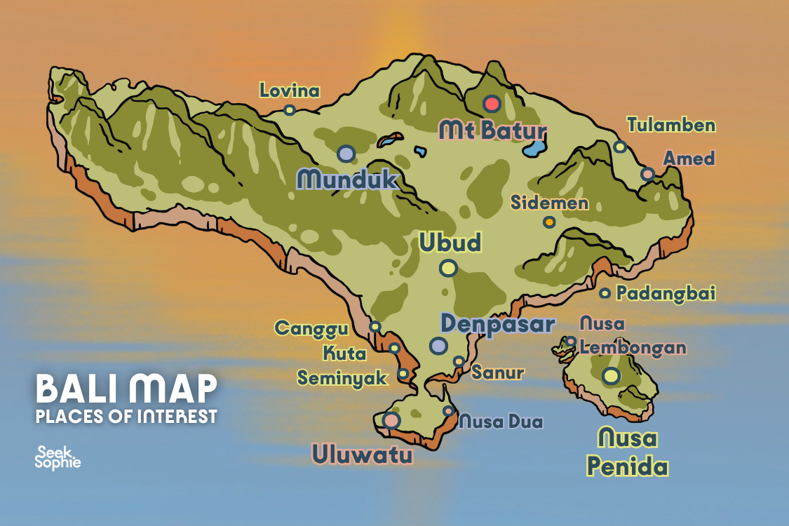 Bali Tourist Map: Your Ultimate Guide to Exploring the Island of the Gods