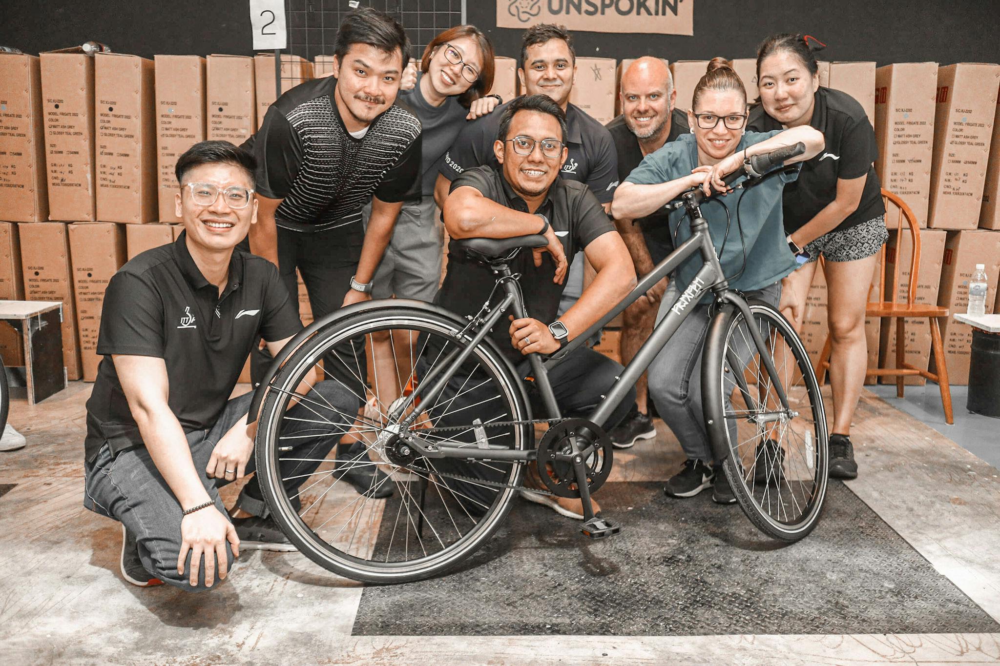 Build a bicycle for charity with your team 
