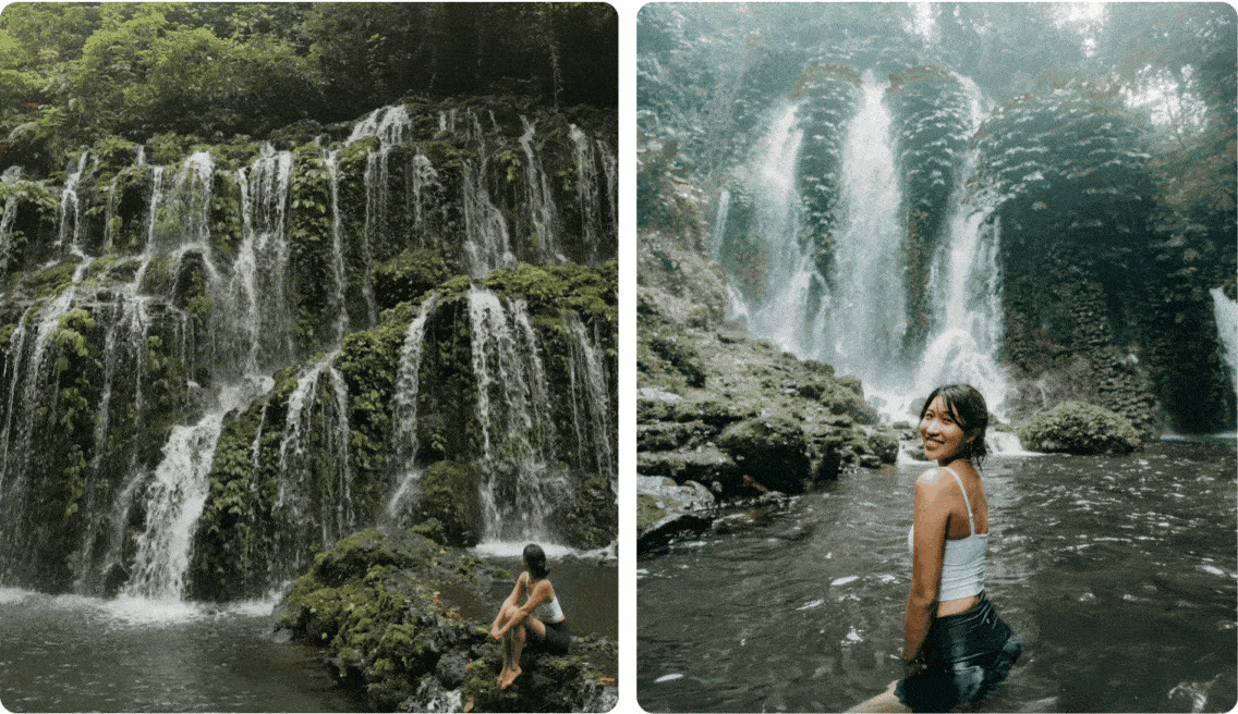 The most epic waterfalls are in North Bali. 