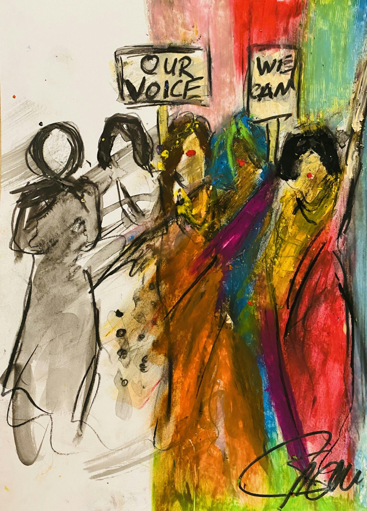 South Asian Art in solidarity with Black Lives Matter