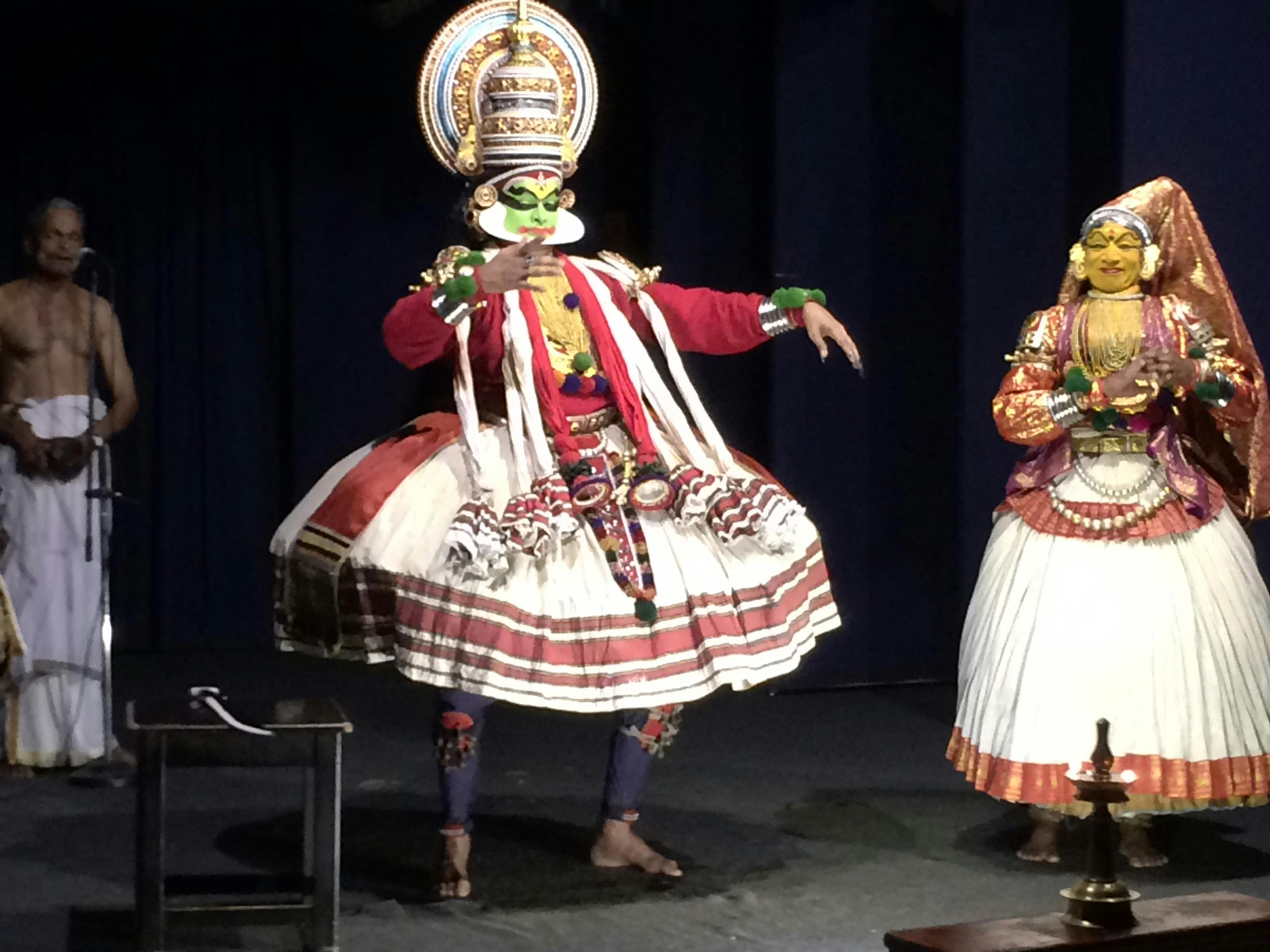 Kathakali dancer for SEEMA. Kerala travels. Seema travel