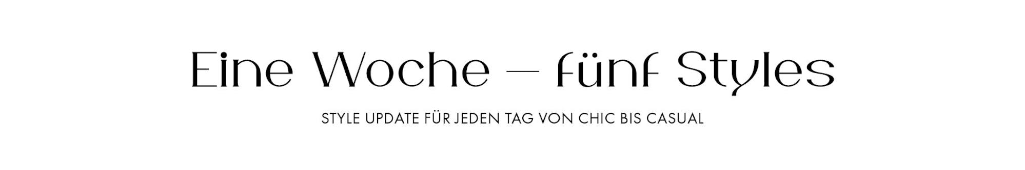 Eine Woche - fünf Styles | Seidensticker
