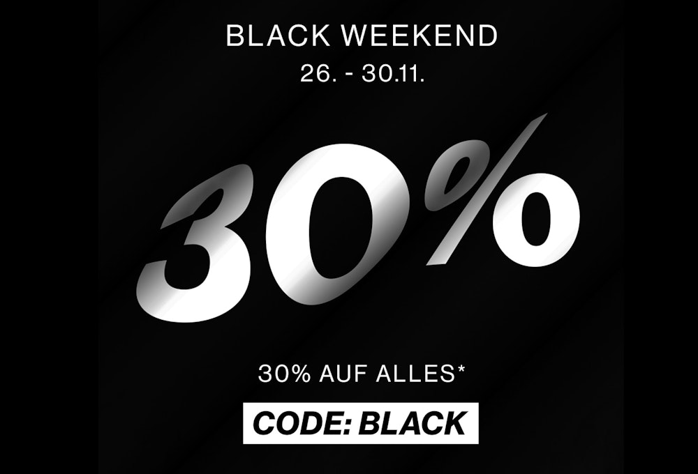Black Weekend - 30% auf Alles - Code: BLACK | Seidensticker