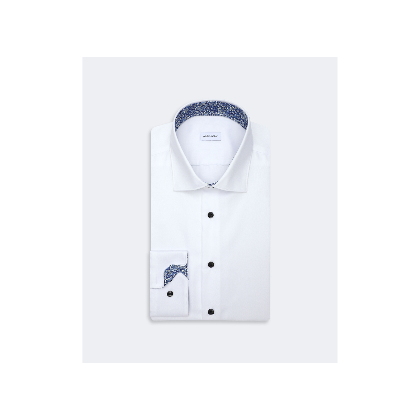 Seidensticker Camicia Uomo 253730 Verde Scuro - Vestibilità Sagomata, Facile Da Stirare - Taglia 48