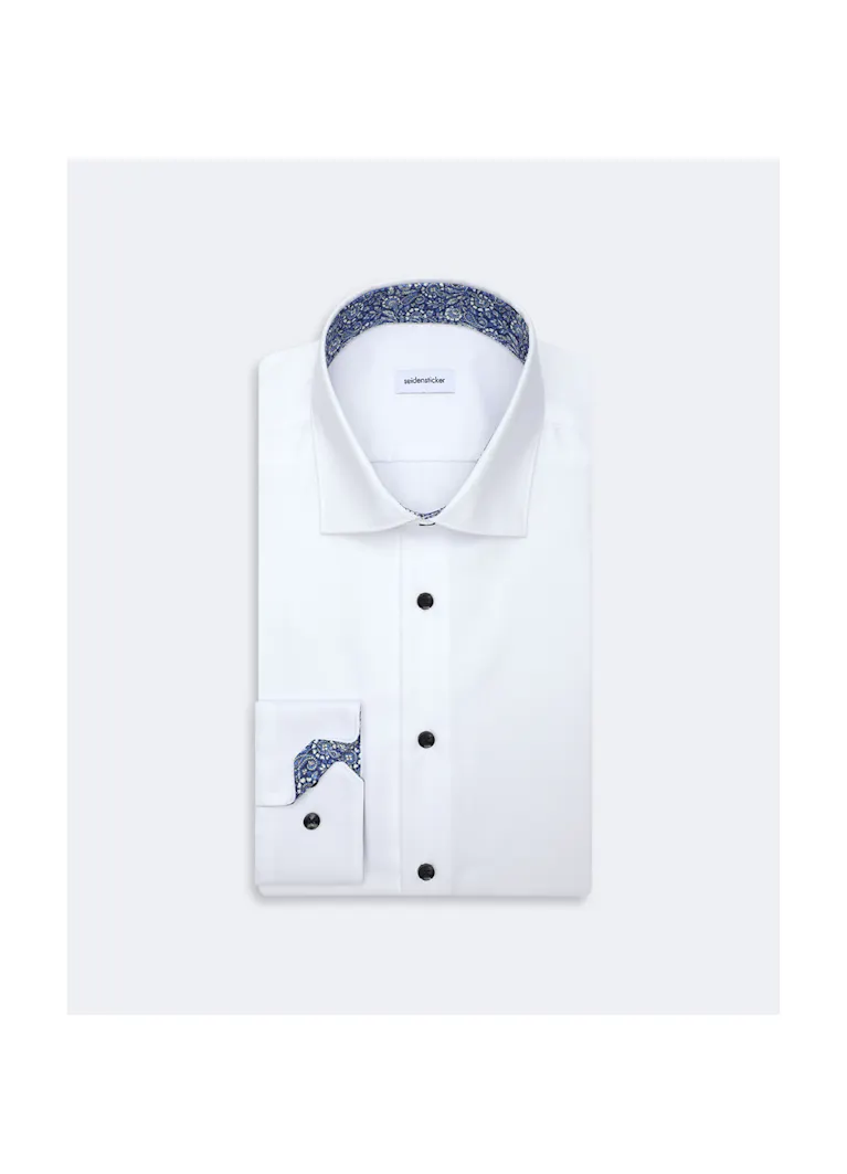 Seidensticker Camicia Uomo 253730 Verde Scuro - Vestibilità Sagomata, Facile Da Stirare - Taglia 48
