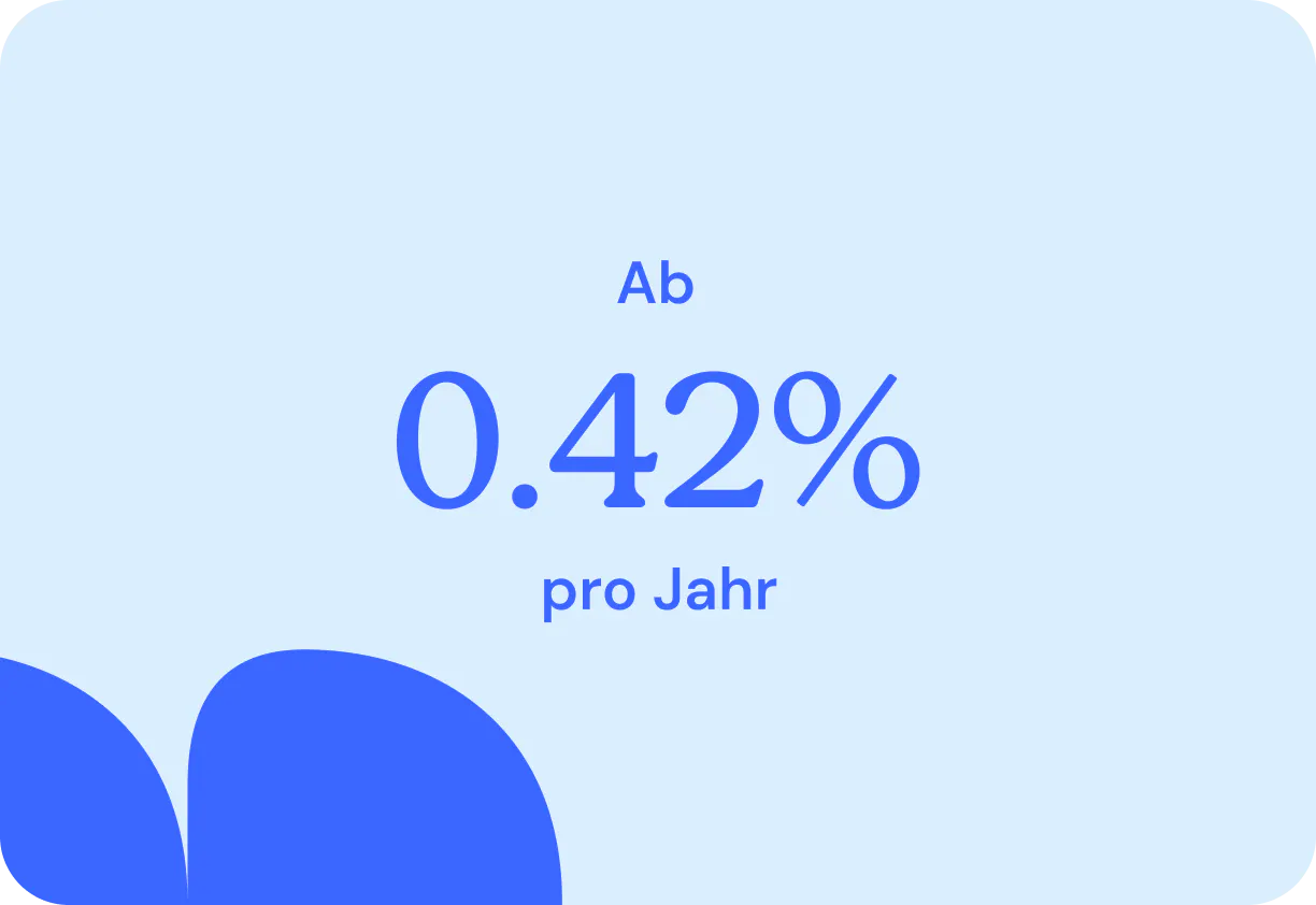 Bild von Selma Gebühr ab 0,42% pro Jahr