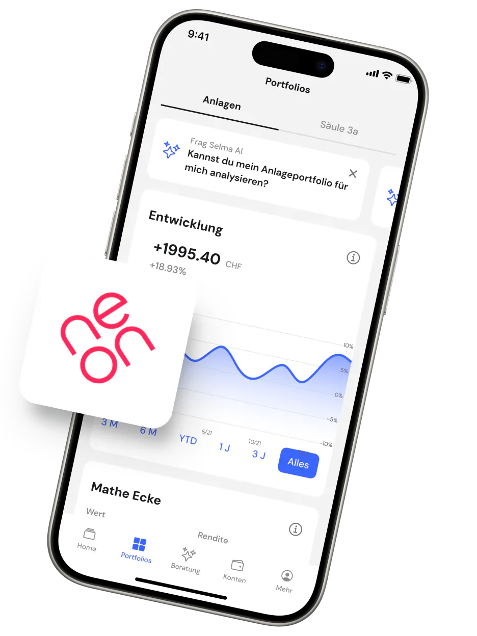 Bild der Selma-Mobil-App mit Neon-Logo