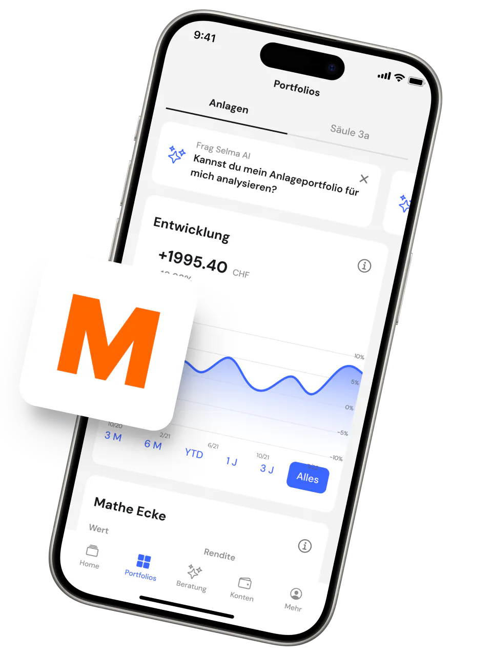 Bild der Selma-Mobil-App mit Migros-Logo