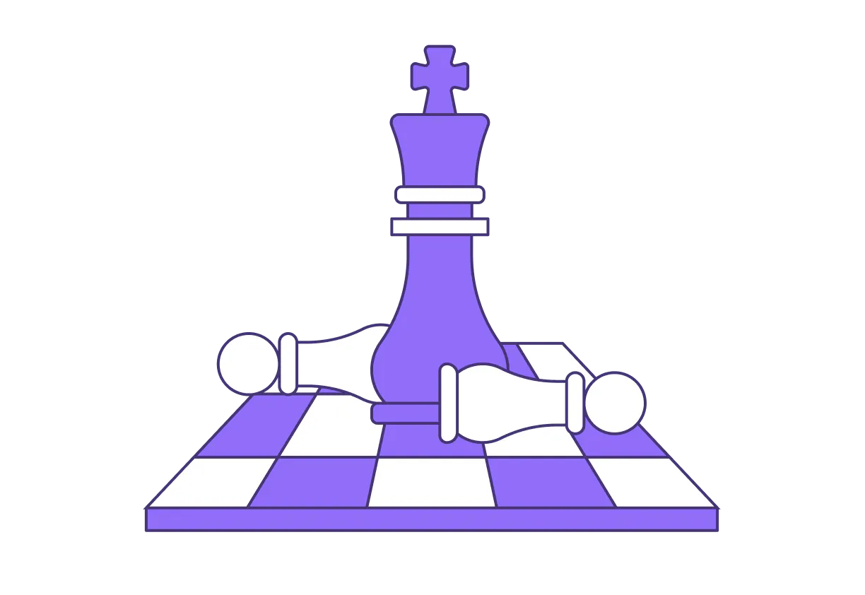 Illustration of a chess board