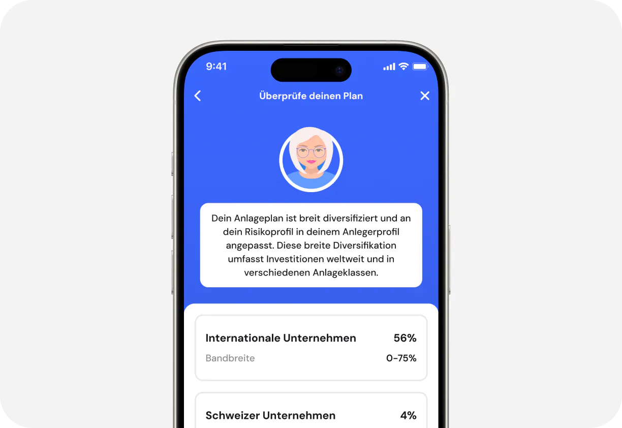 Bild des individuellen Investitionsplans