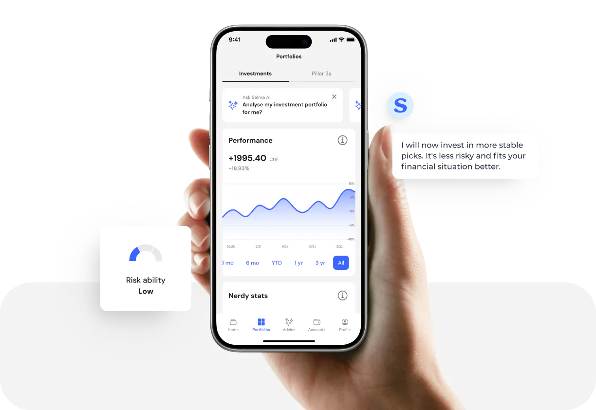 Image of Selma rebalancing investments automatically
