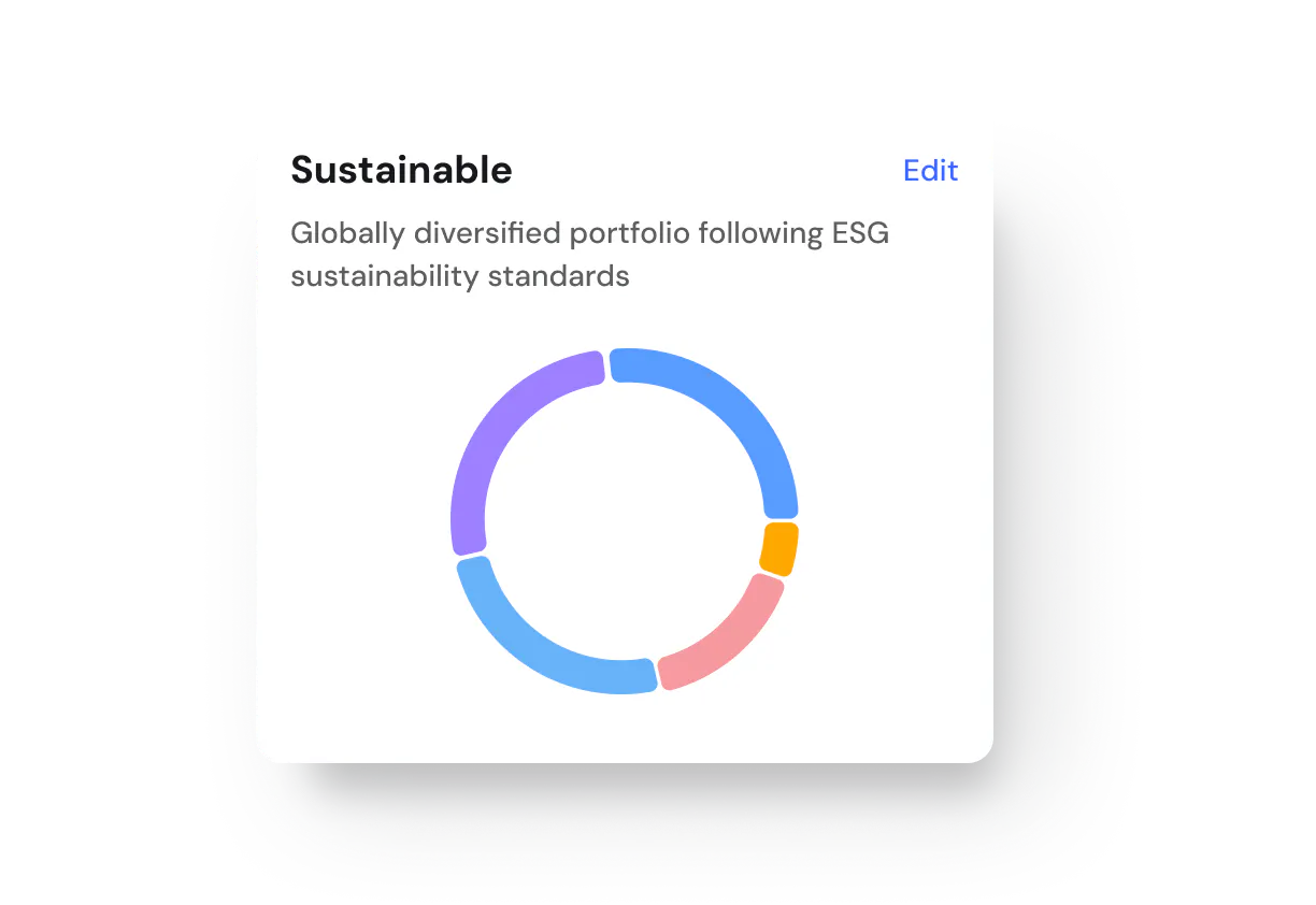 Image of sustainable portfolio
