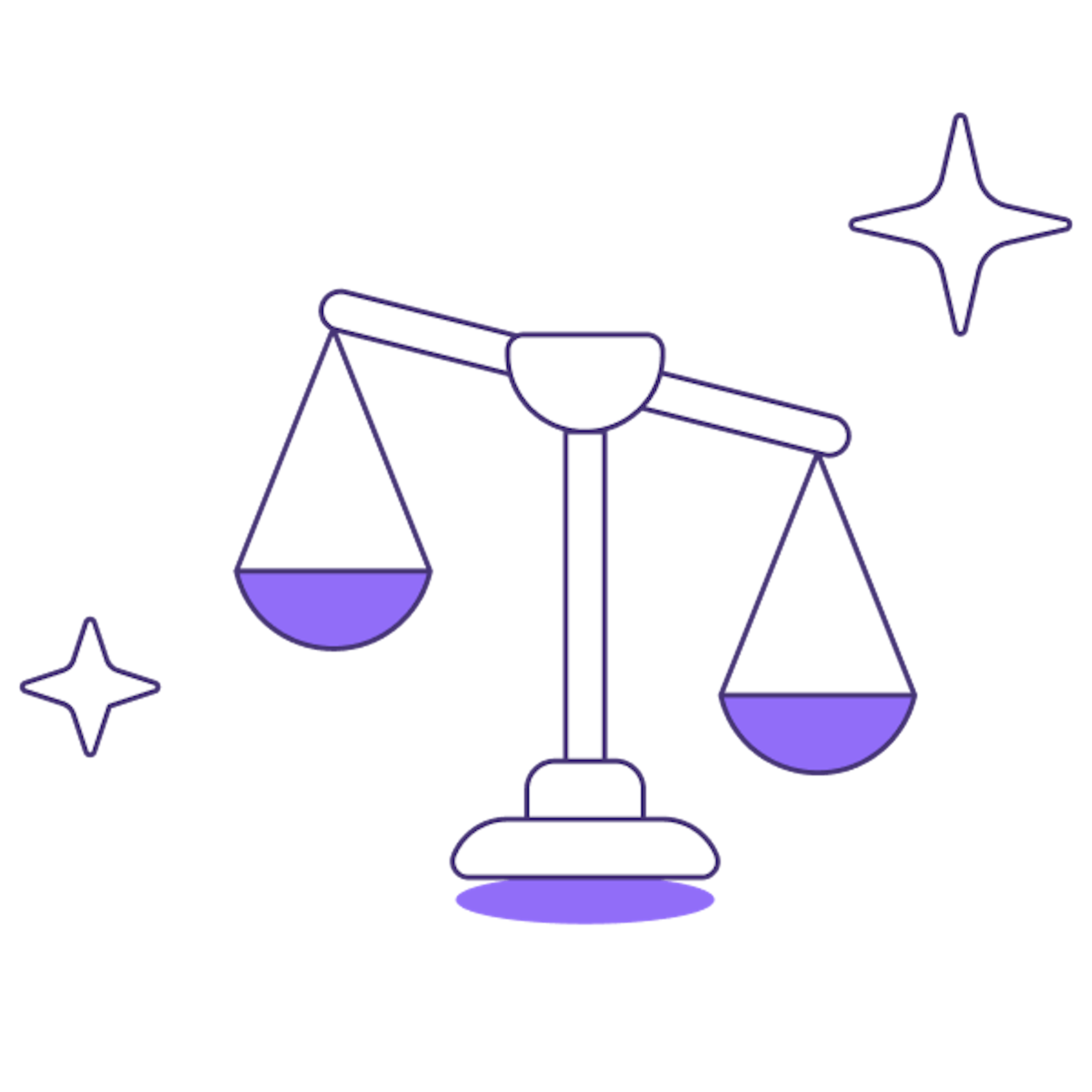 Illustration of weighing scale