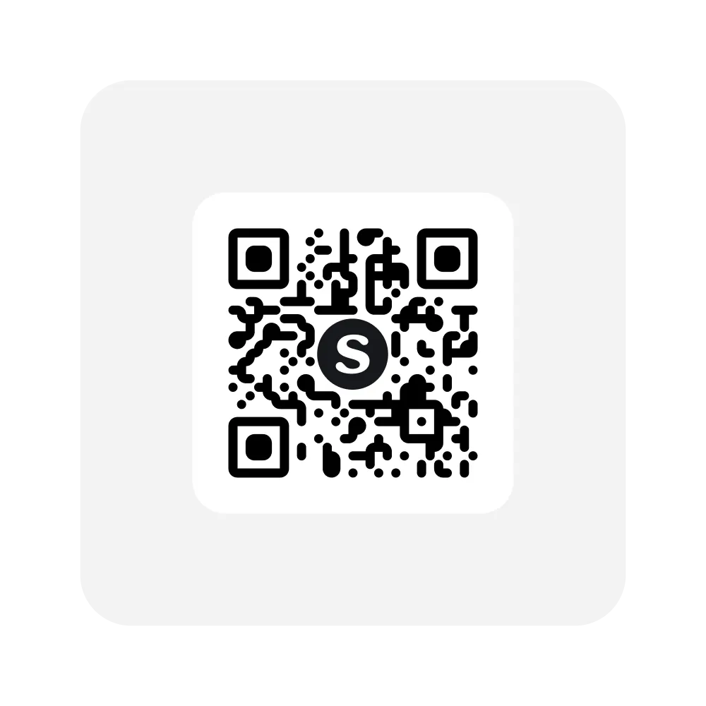 Scanne diesen QR-Code, um die Selma App auf deinem Handy herunterzuladen.