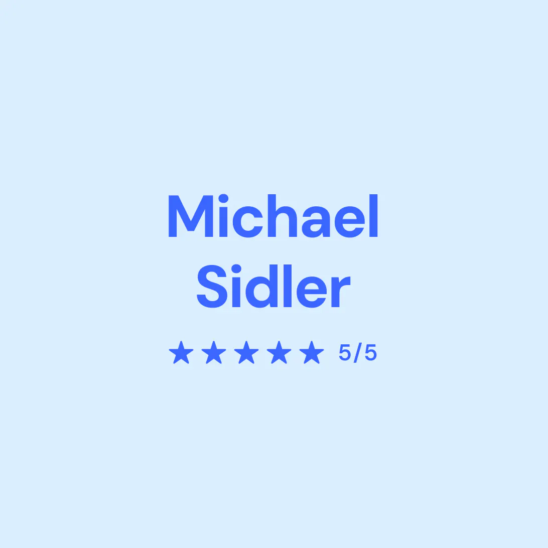 Image of Michael's score of 5/5