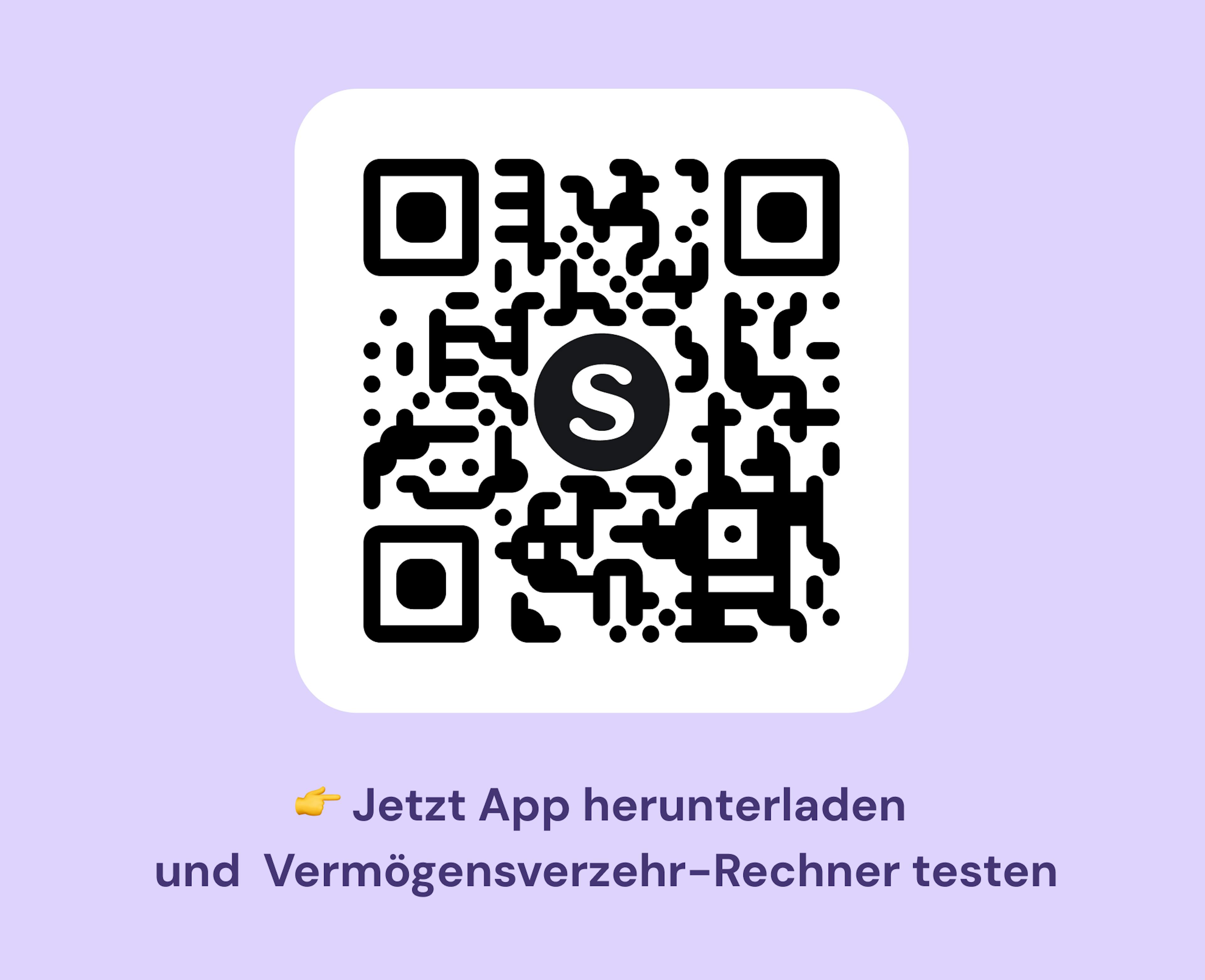 App herunterladen und Vermögensverzehr-Rechner testen
