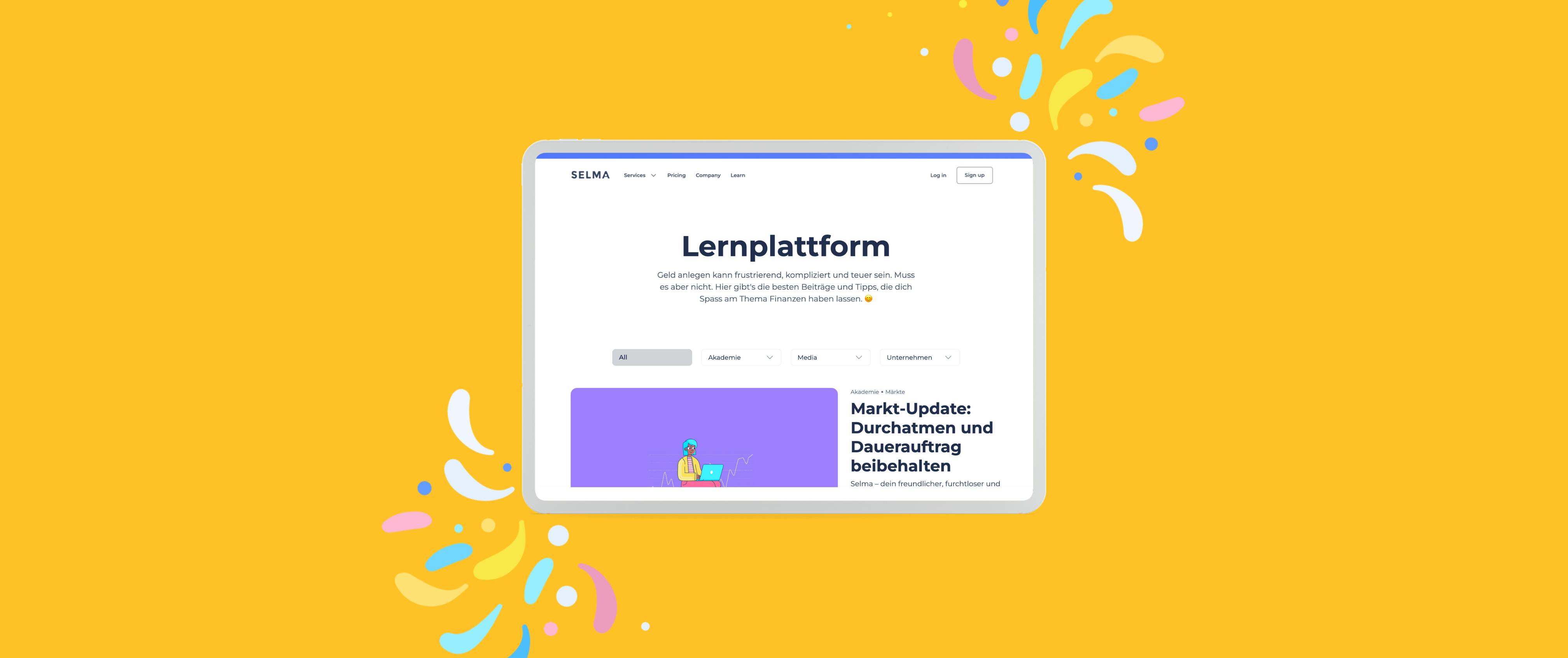 Die neue Selma Lernplattform ist hier! 🥳 🎉