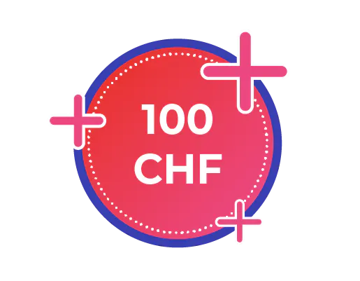 Erhalte 100 CHF als Bonus