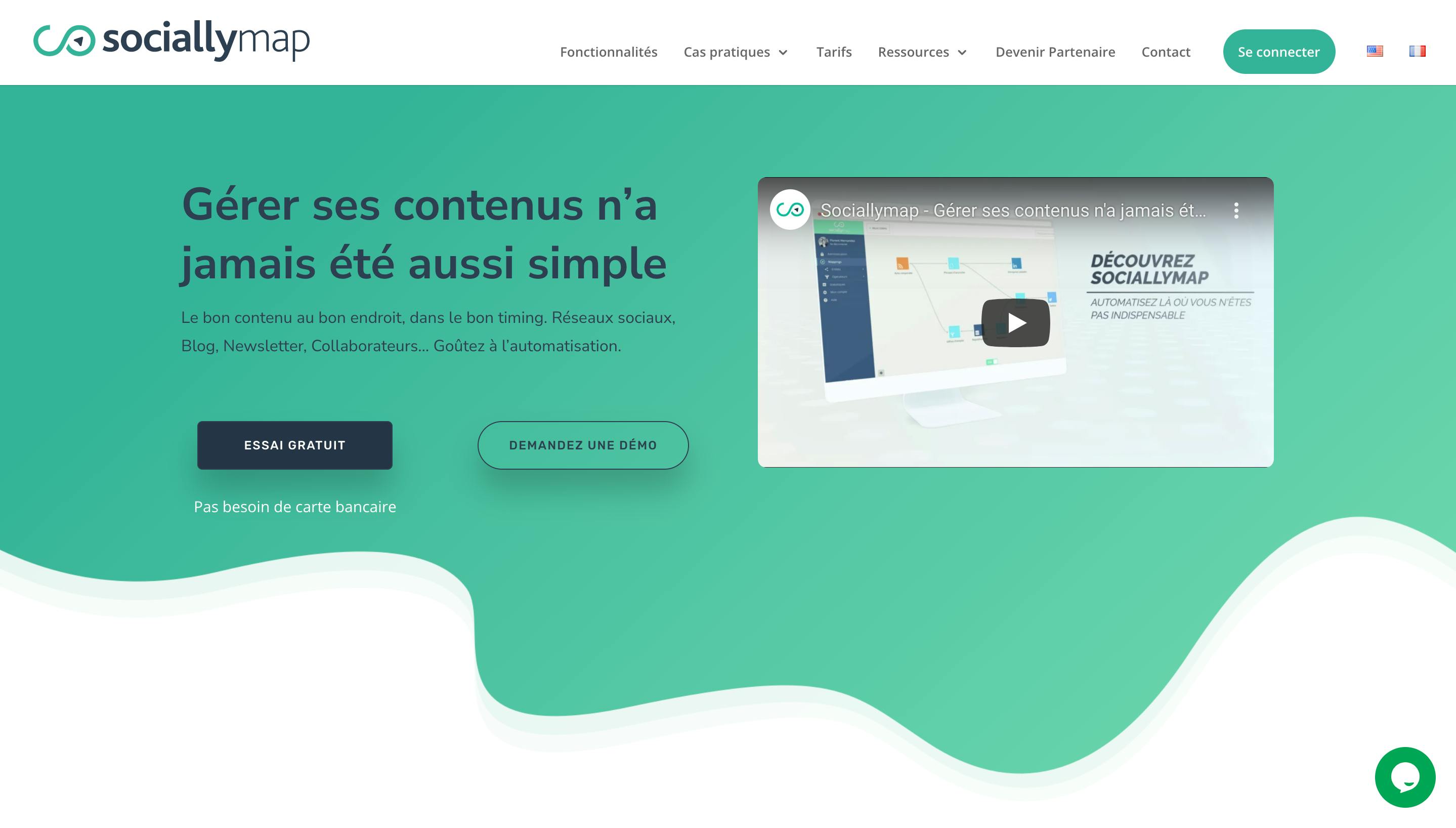 Site internet de SociallyMap