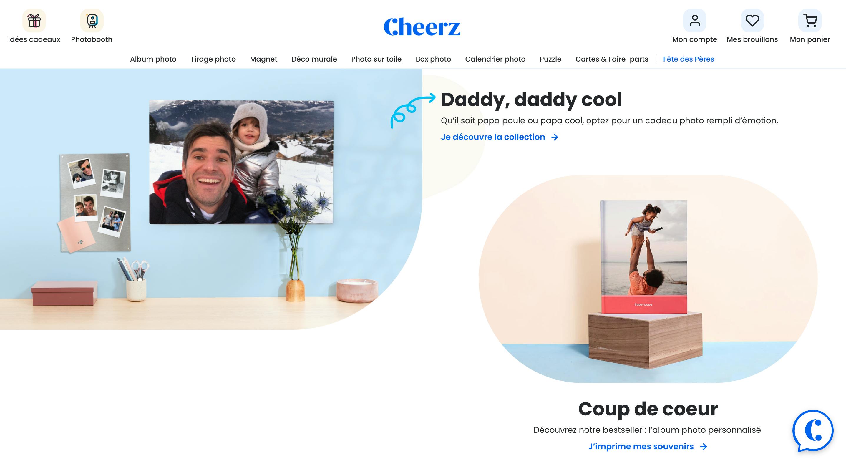 Site internet de Cheerz