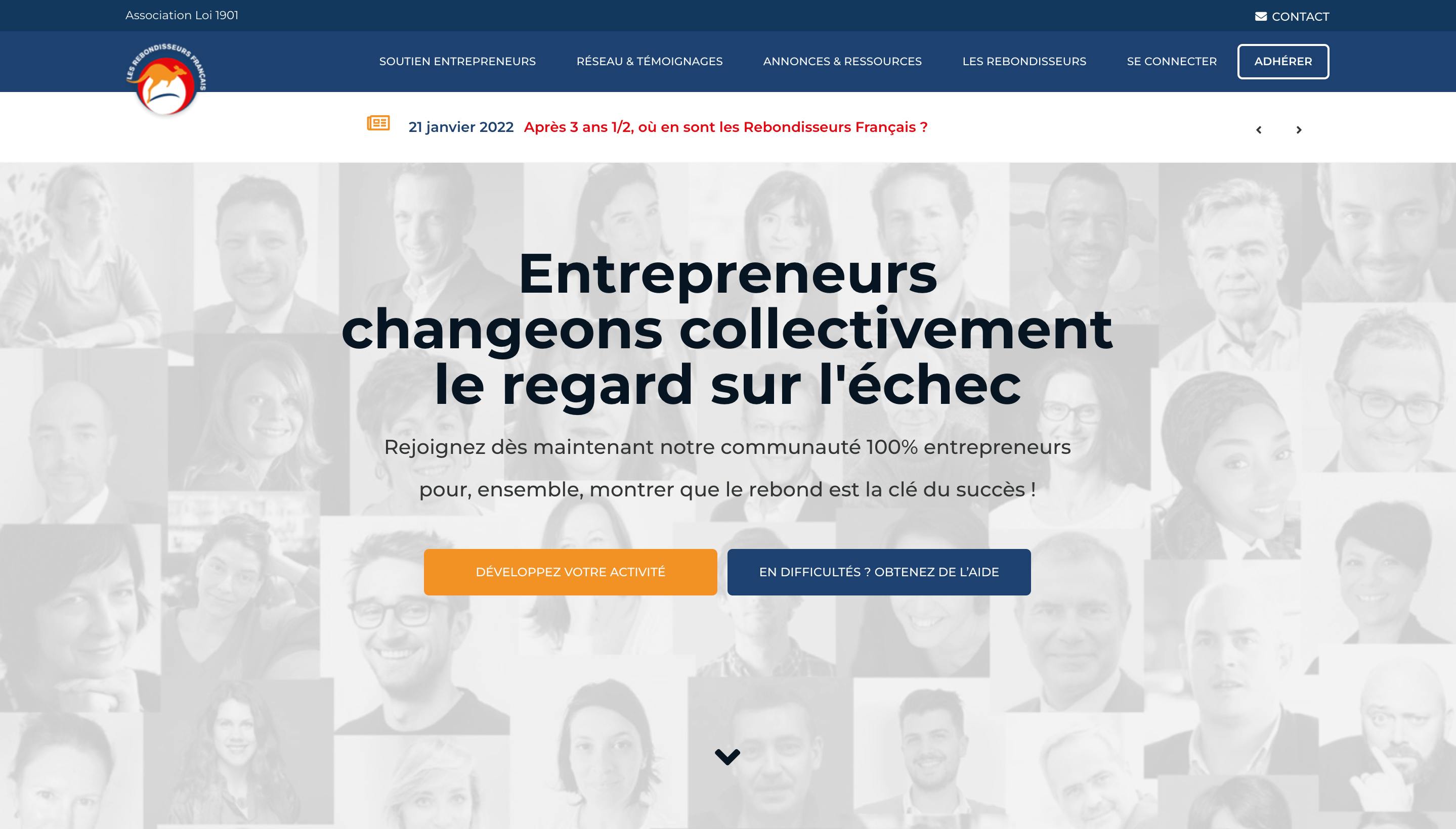 Sites internet Les Rebondisseurs Français - Sempaï Podcast