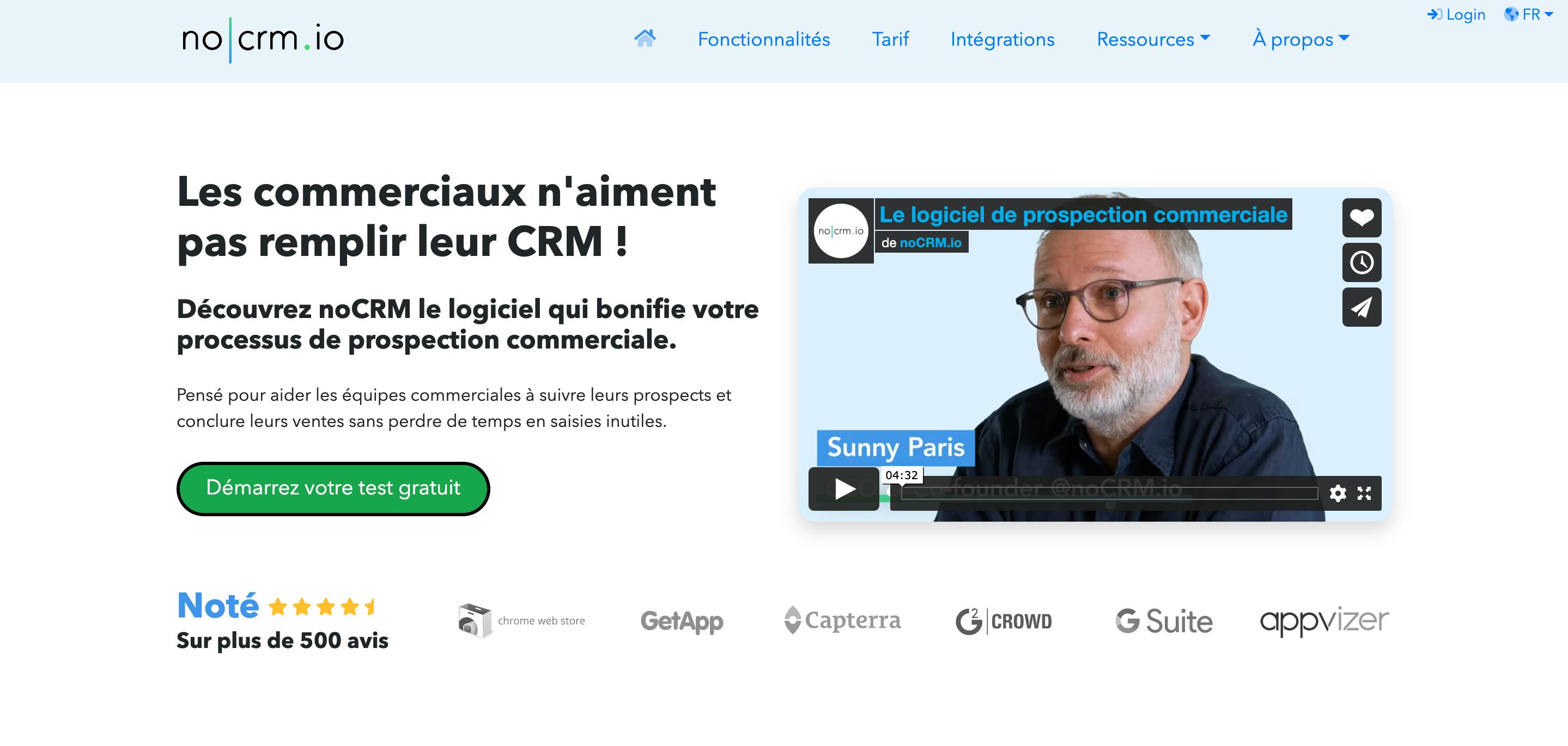 Site internet de NoCRM