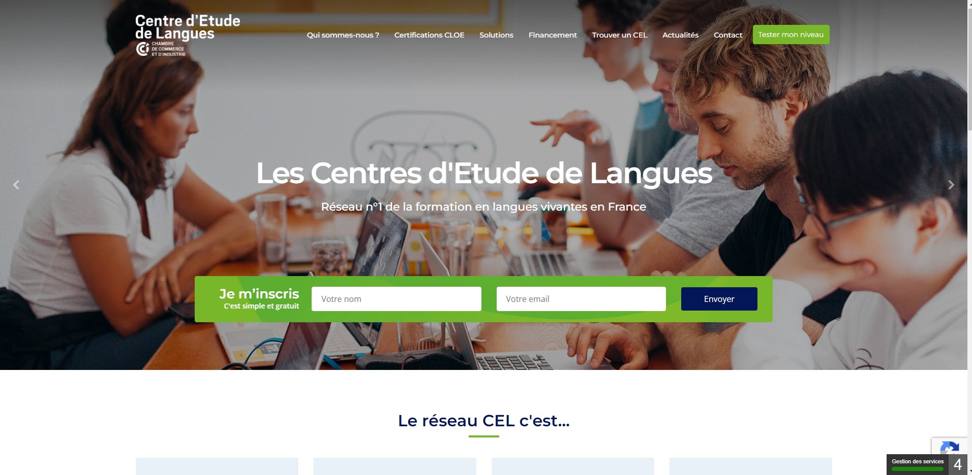 Site internet CEL