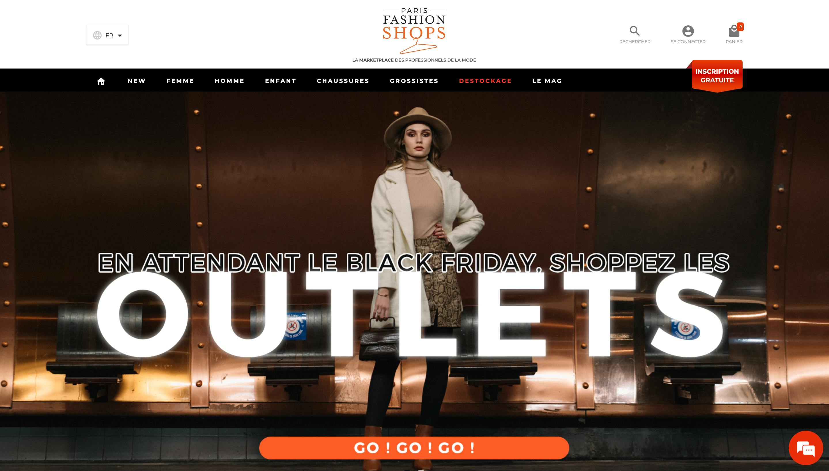 Site internet de ParisFashionShops, Jacky Chang
