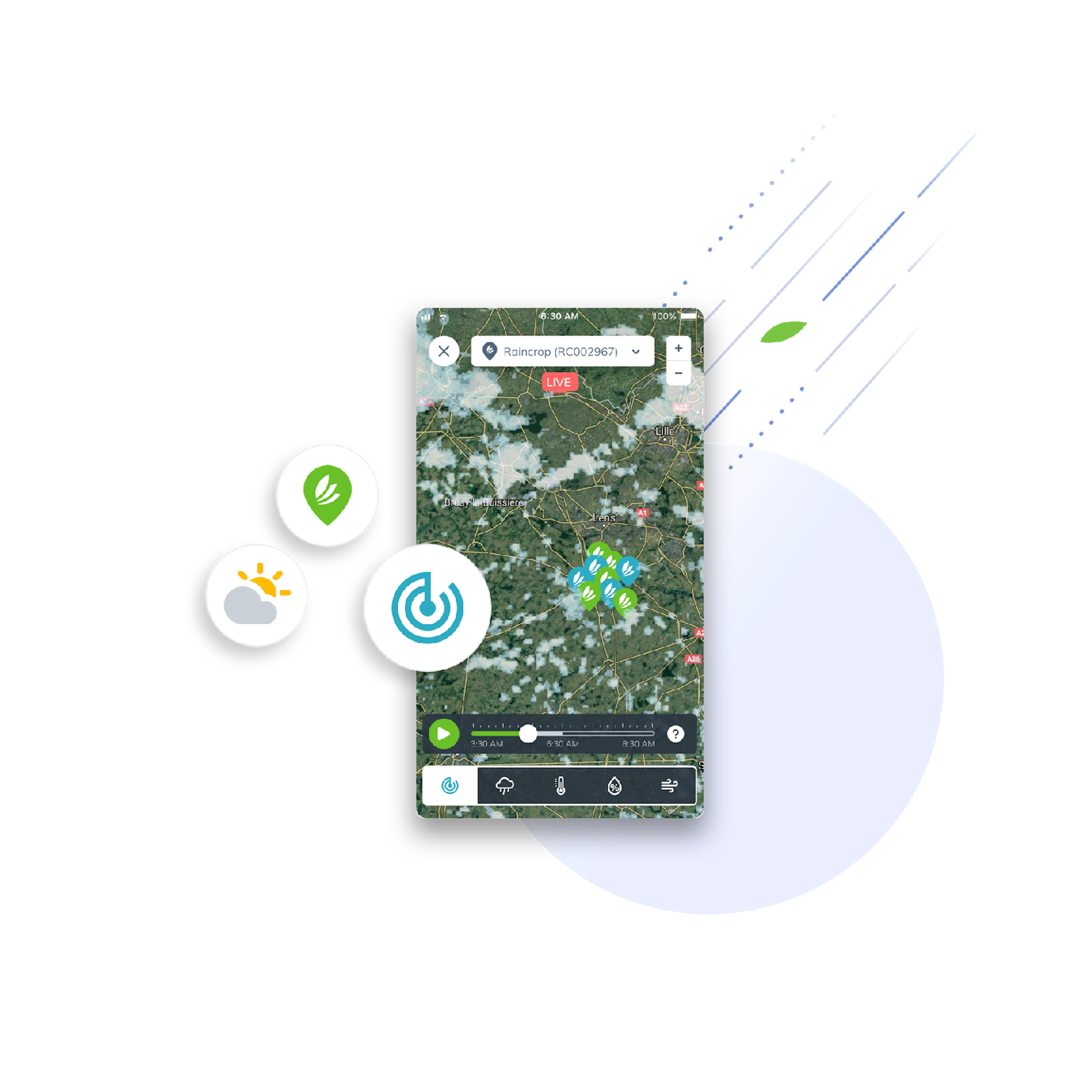 Live rain radar