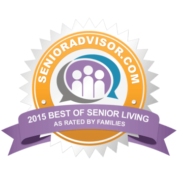 SeniorAdvisor.com 2015 Best of Senior Living Award