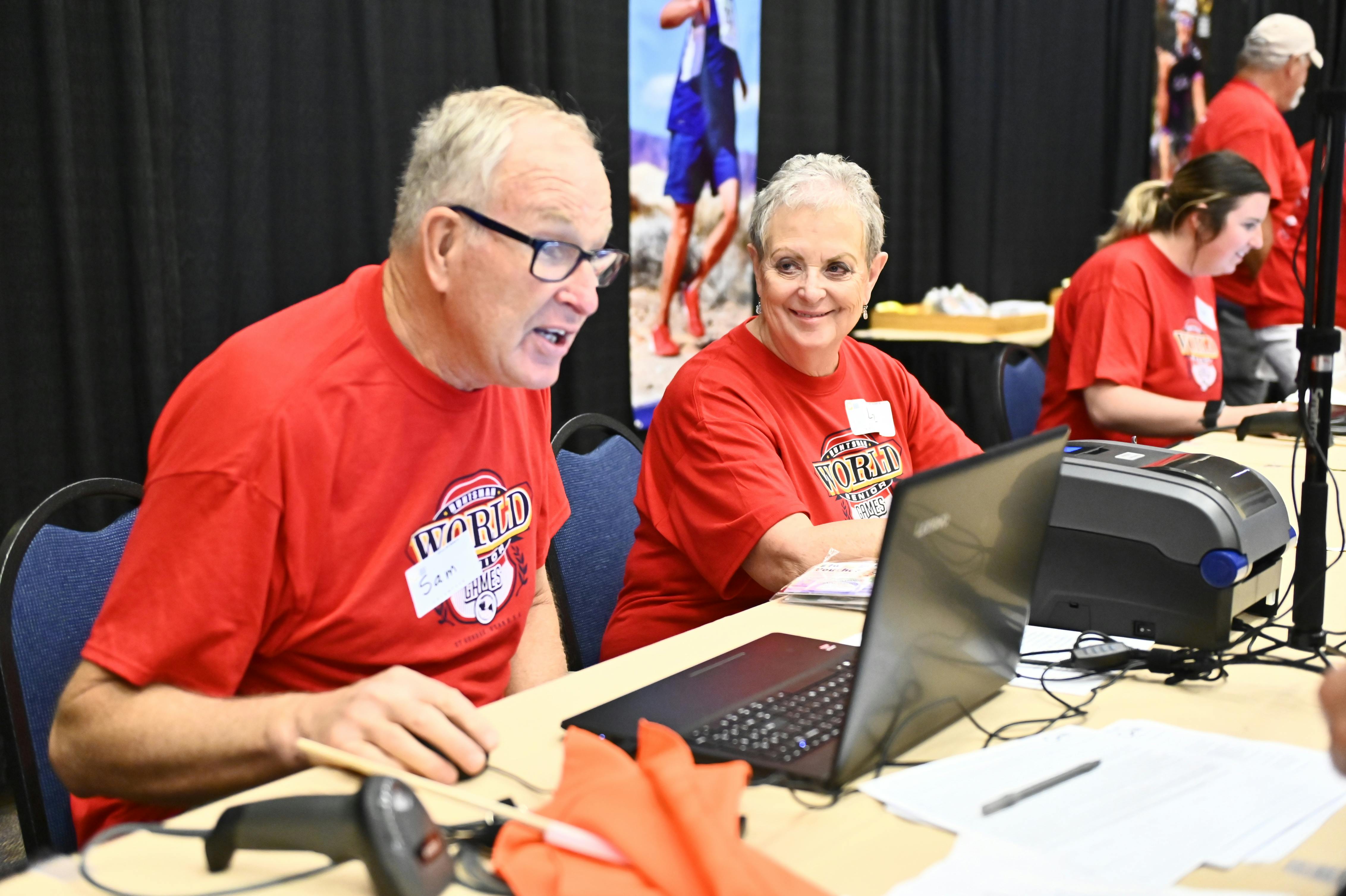 Huntsman World Senior Games Checking In