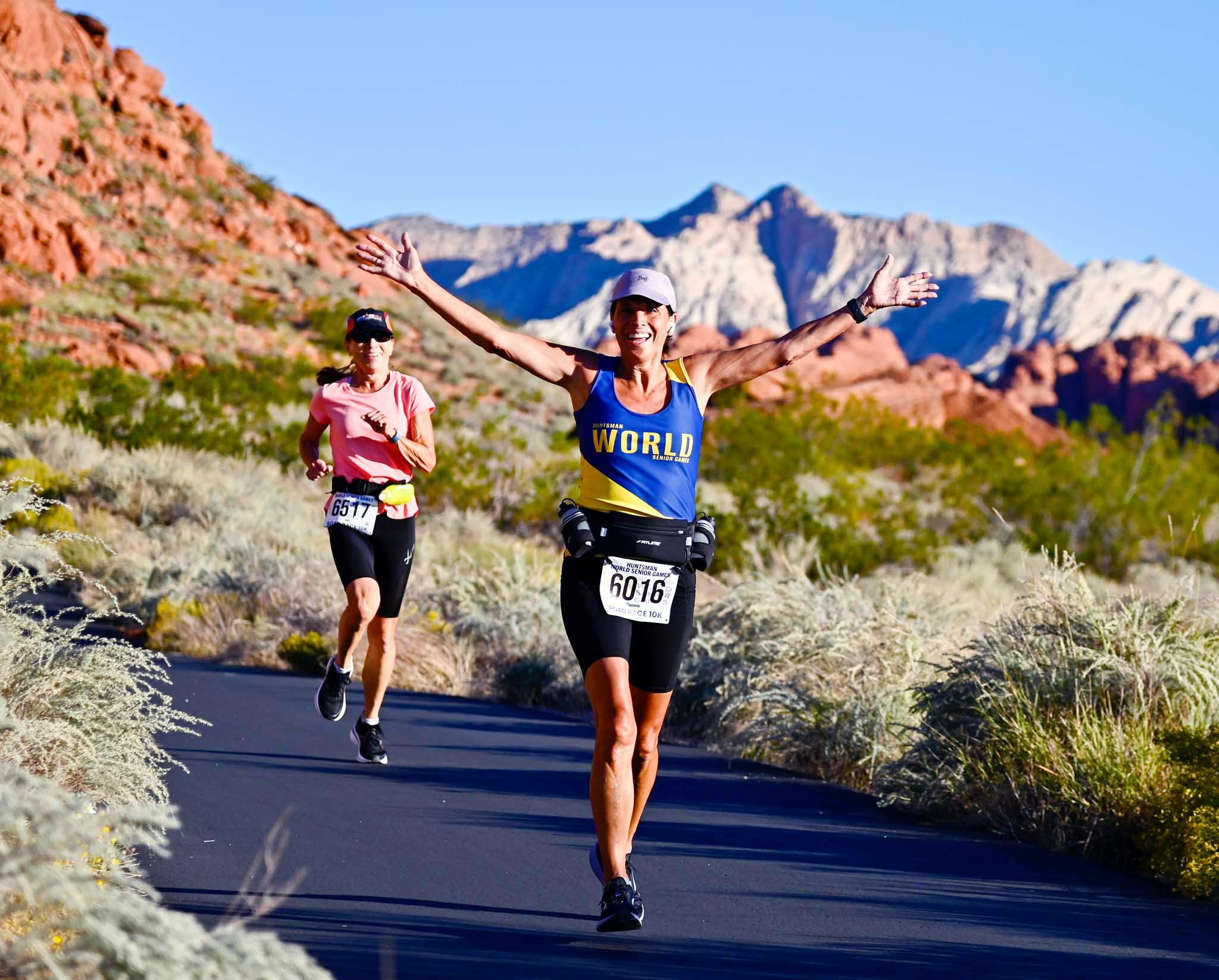 Running through Snow Canyon State Park