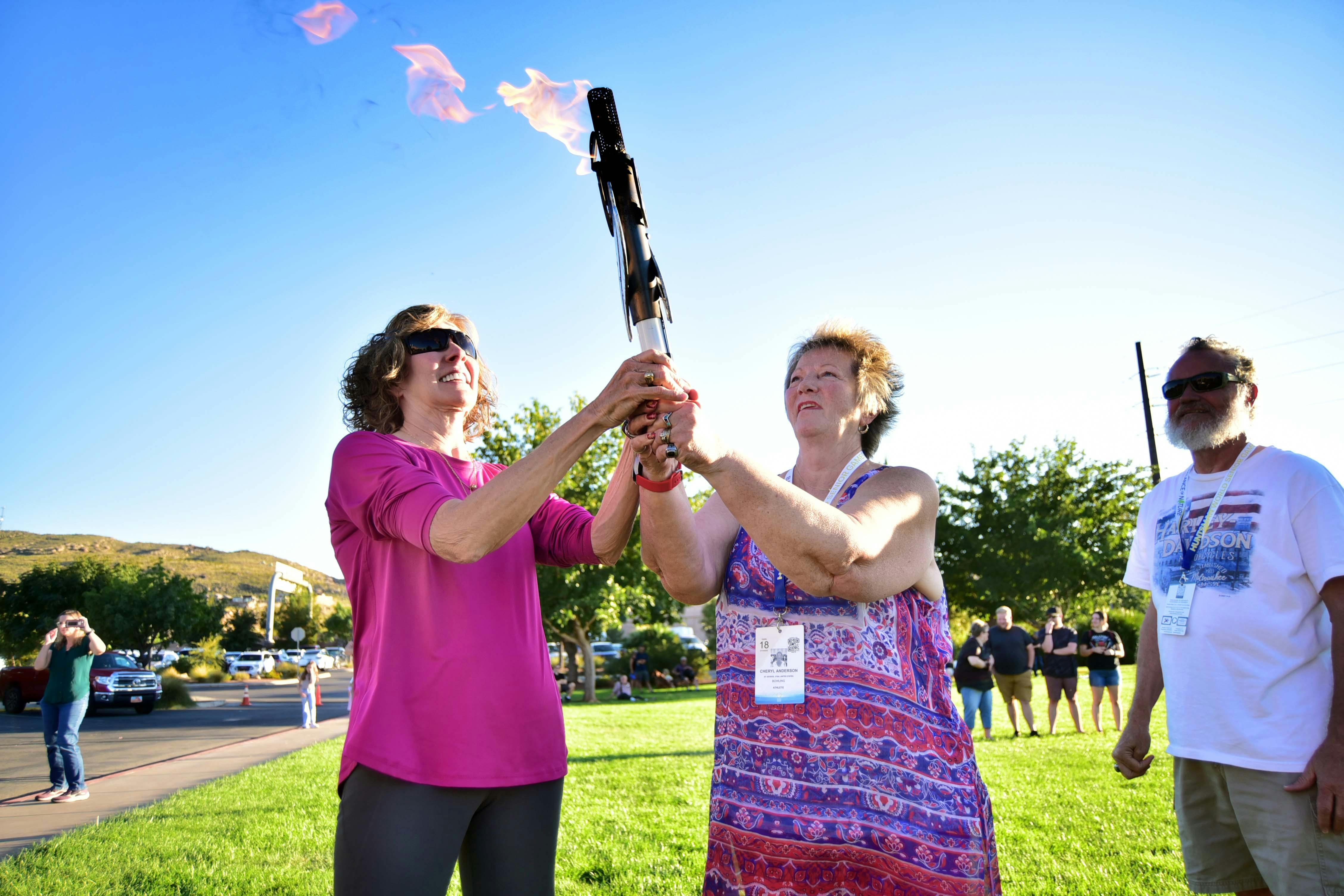 Huntsman World Senior Games | Cauldron Lighting Ceremony