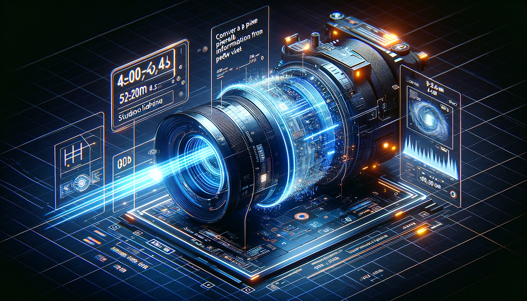 A detailed diagram showing the process of converting pixel information from a video to a new view